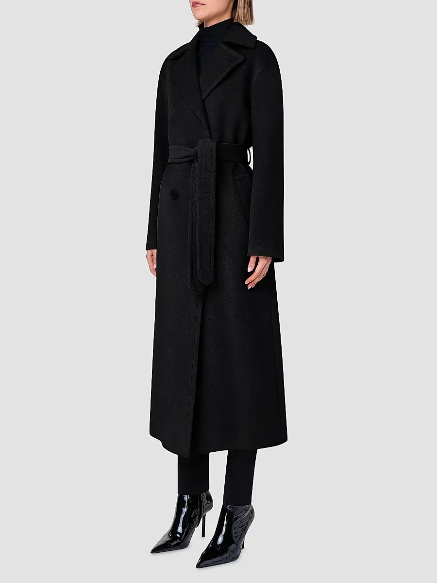 Akris punto Women's Belted Collar Maxi Coat | Thumbnail 4 Akris punto Women's Belted Collar Maxi Coat | Thumbnail 4