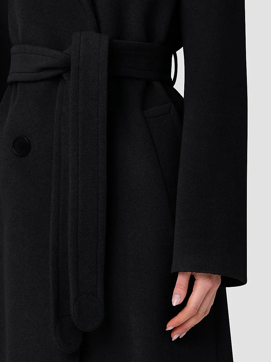 Akris punto Women's Belted Collar Maxi Coat | Thumbnail 6 Akris punto Women's Belted Collar Maxi Coat | Thumbnail 6