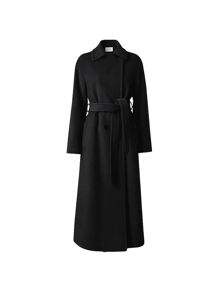 Akris punto Women's Belted Collar Maxi Coat