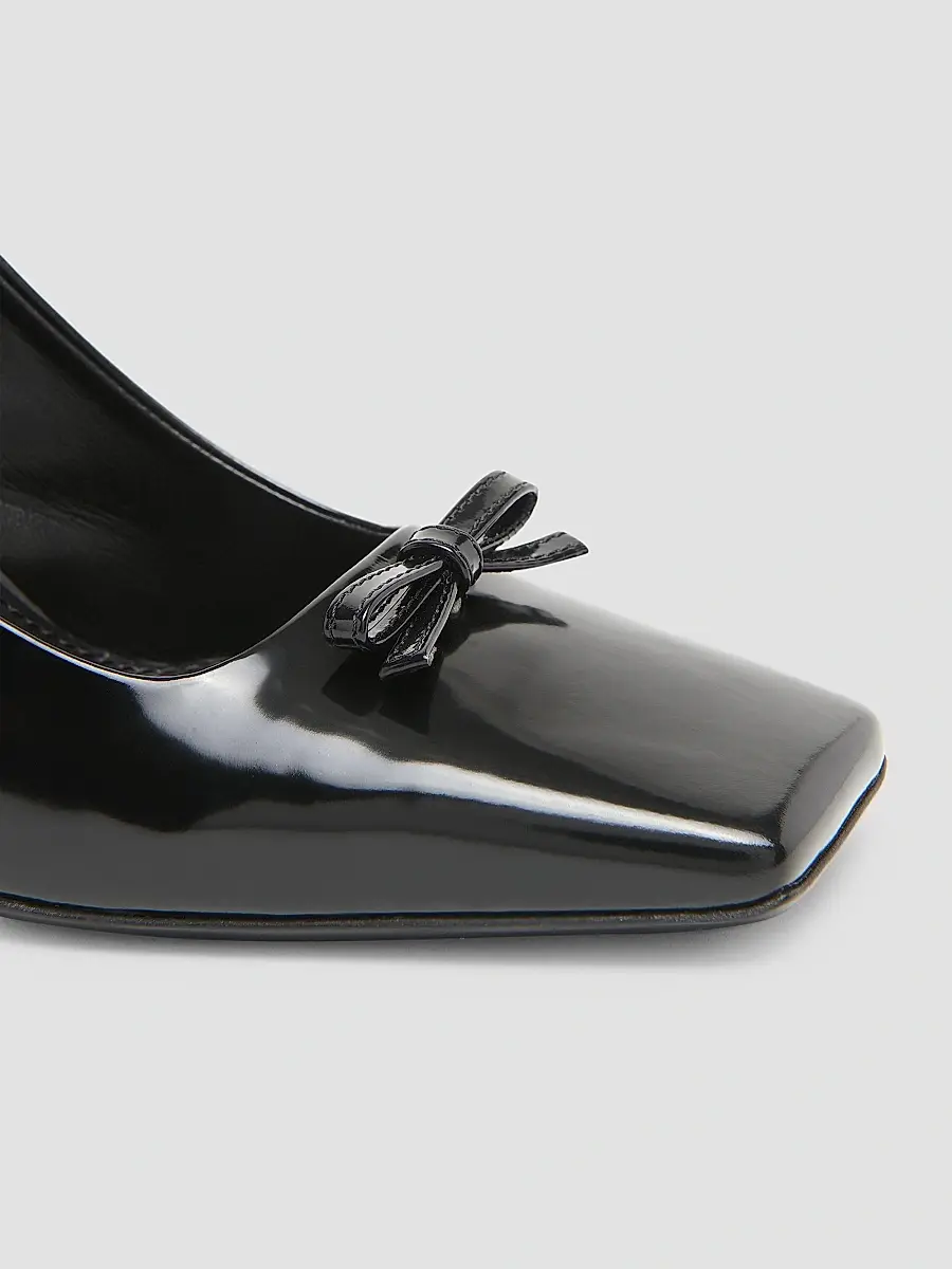 Dolce & Gabbana Women's 105MM Patent Leather Slingback Pumps | Thumbnail 6 Dolce & Gabbana Women's 105MM Patent Leather Slingback Pumps | Thumbnail 6