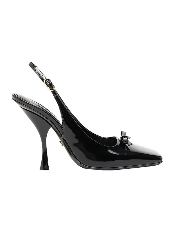 Women's 105MM Patent Leather Slingback Pumps Women's 105MM Patent Leather Slingback Pumps