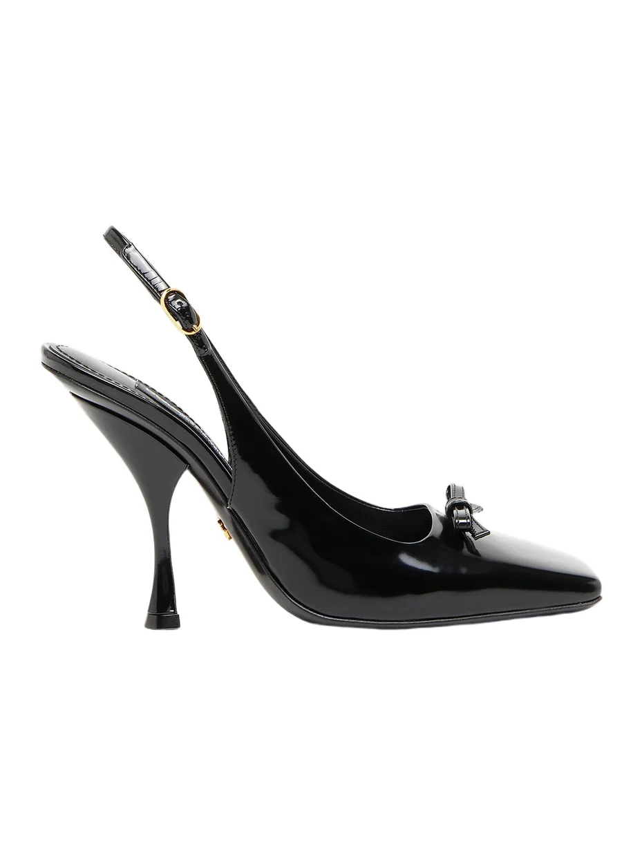 Dolce & Gabbana Women's 105MM Patent Leather Slingback Pumps