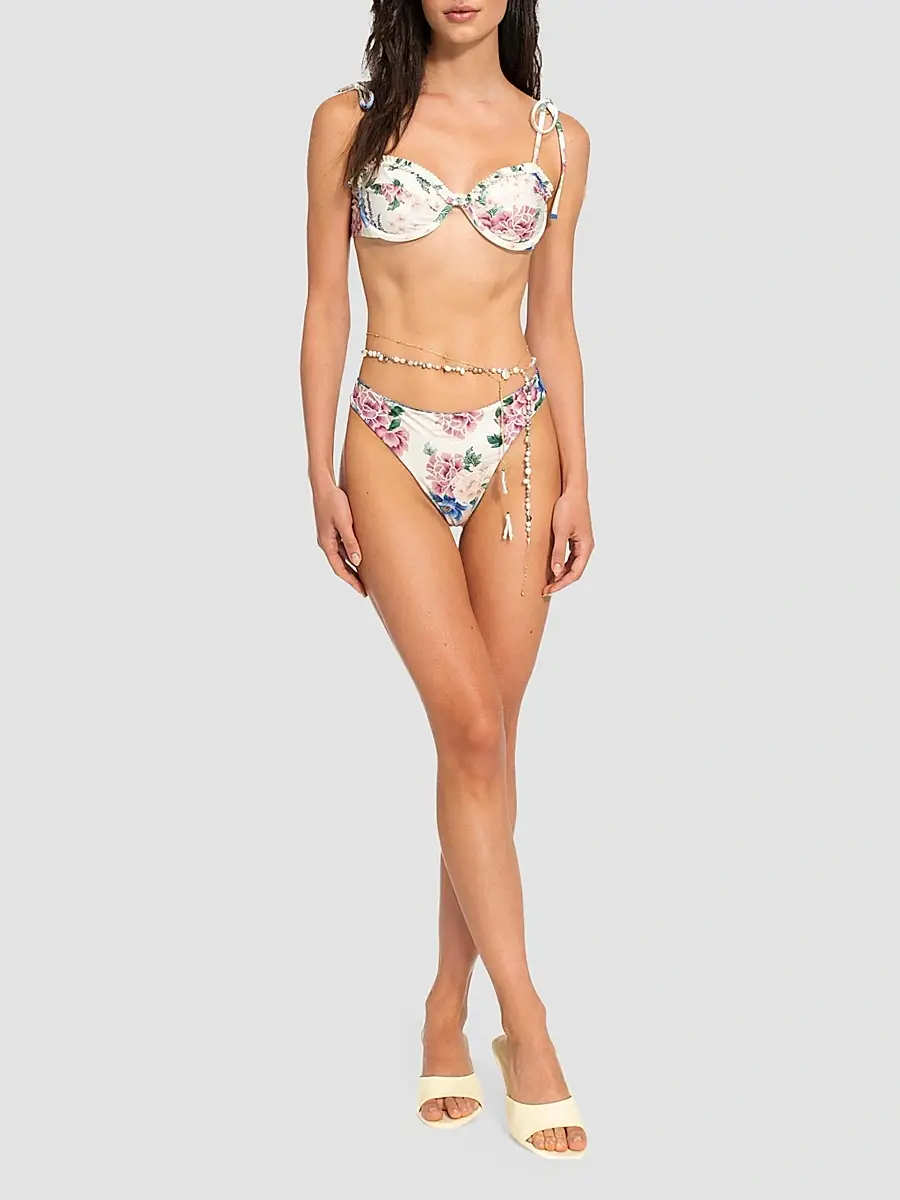 Agua Bendita Women's Radical Sunrise Madelyn Ivy Underwire Bikini Top | Thumbnail 2 Agua Bendita Women's Radical Sunrise Madelyn Ivy Underwire Bikini Top | Thumbnail 2
