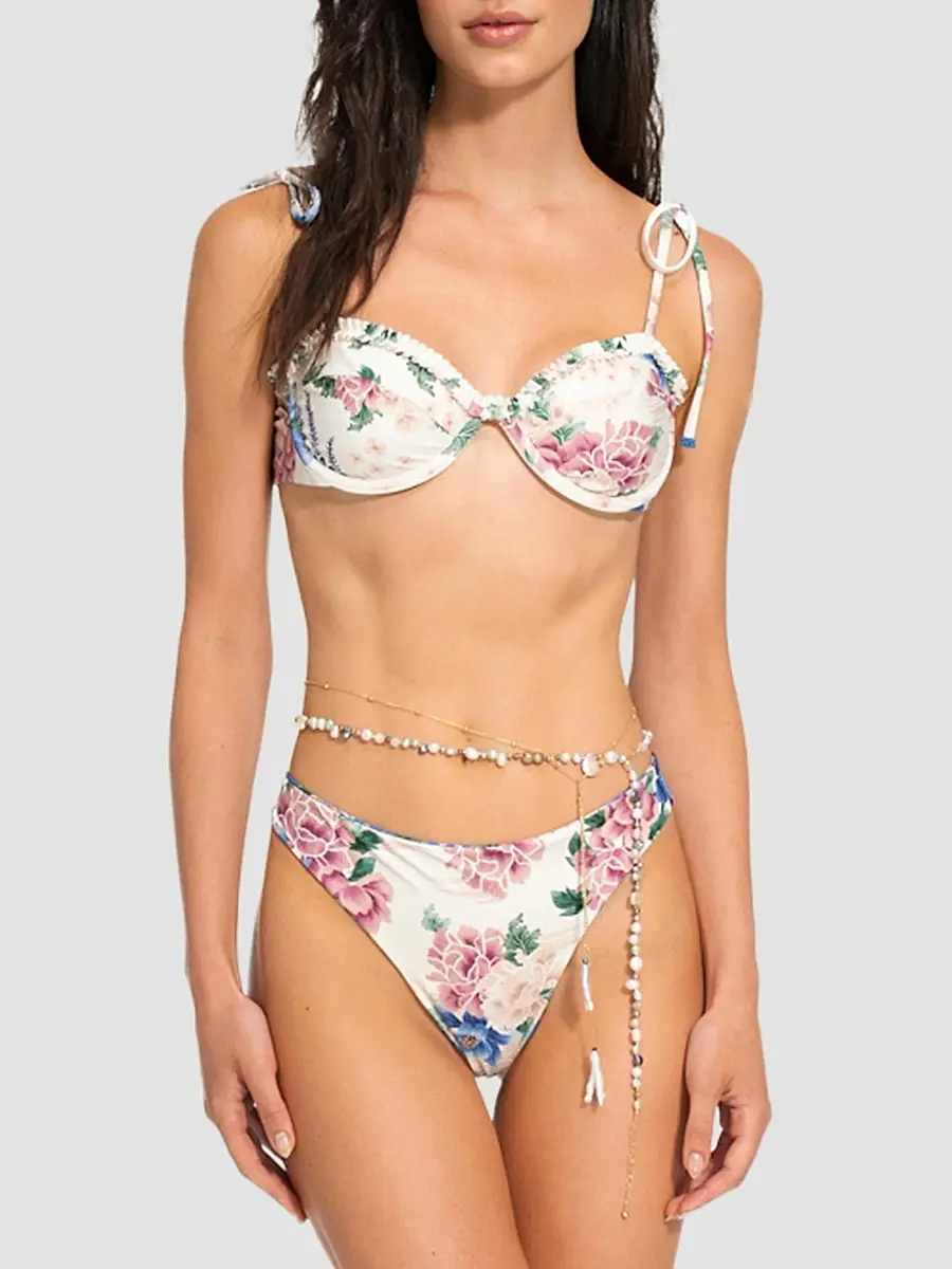 Agua Bendita Women's Radical Sunrise Madelyn Ivy Underwire Bikini Top | Thumbnail 3 Agua Bendita Women's Radical Sunrise Madelyn Ivy Underwire Bikini Top | Thumbnail 3