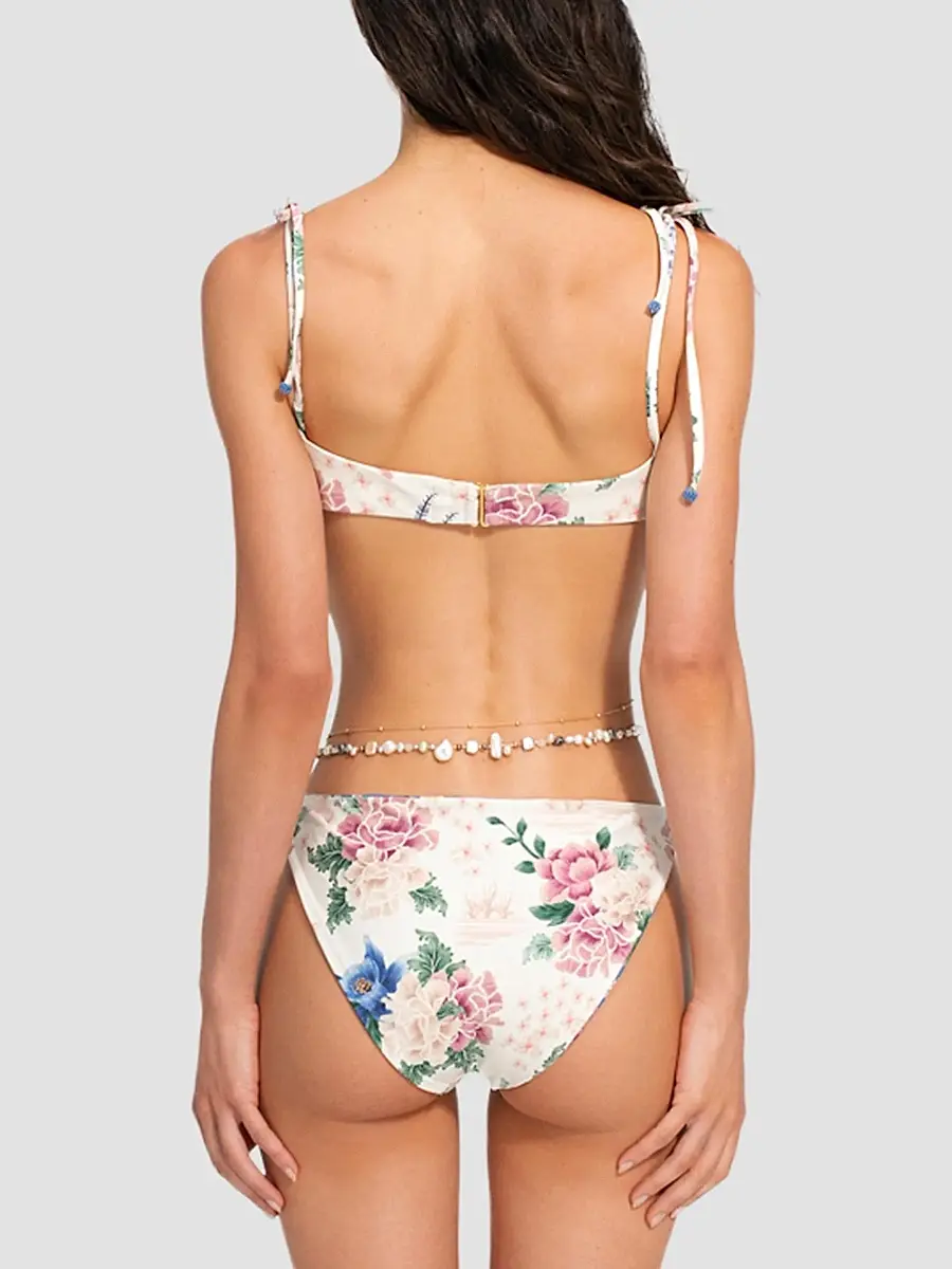 Agua Bendita Women's Radical Sunrise Madelyn Ivy Underwire Bikini Top | Thumbnail 4 Agua Bendita Women's Radical Sunrise Madelyn Ivy Underwire Bikini Top | Thumbnail 4
