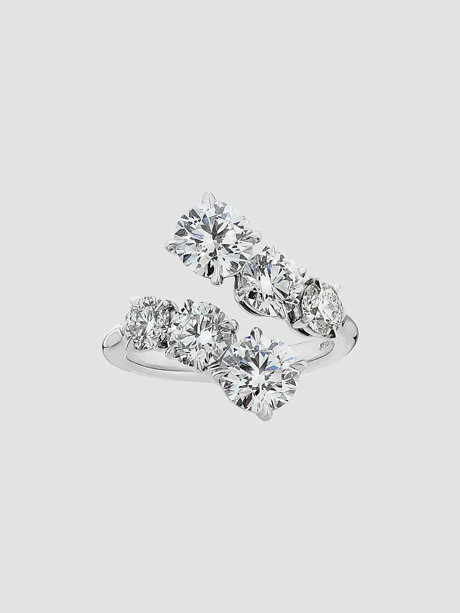 Diamonds at Saks Fifth Avenue Women's Platinum & 3.51 TCW Diamond Bypass Ring | Thumbnail 4 Diamonds at Saks Fifth Avenue Women's Platinum & 3.51 TCW Diamond Bypass Ring | Thumbnail 4