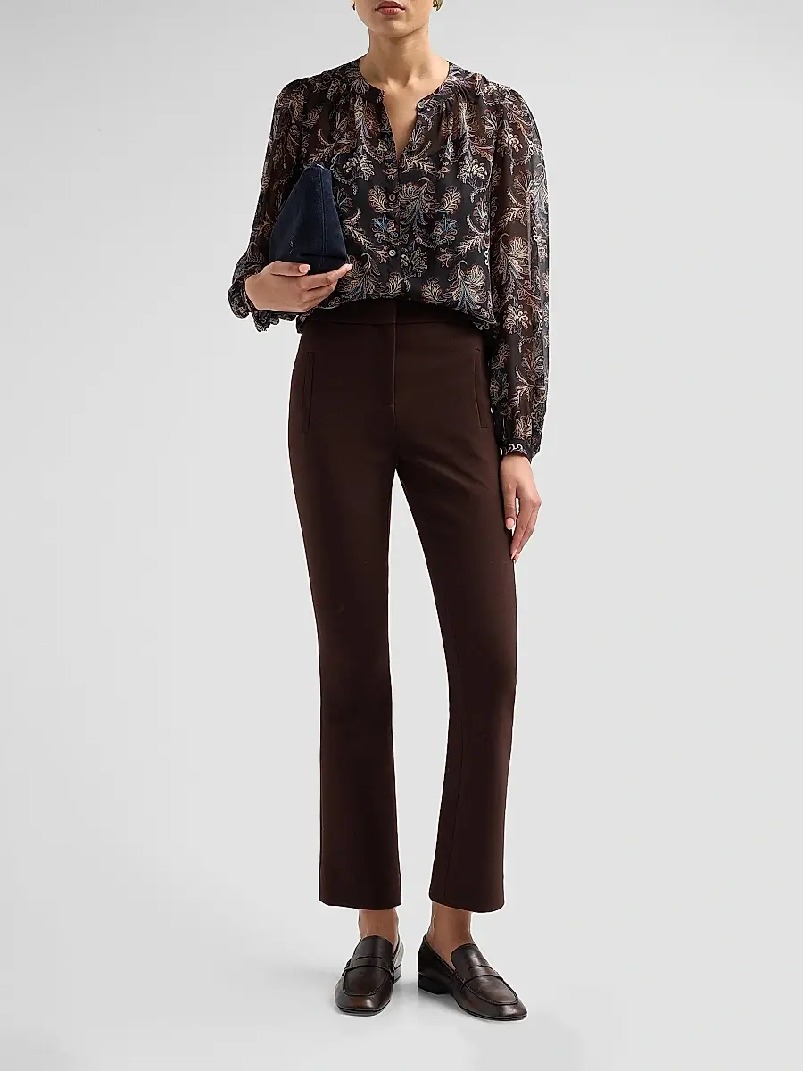 Veronica Beard Women's Ashlynn Paisley Silk Blouse | Thumbnail 2 Veronica Beard Women's Ashlynn Paisley Silk Blouse | Thumbnail 2
