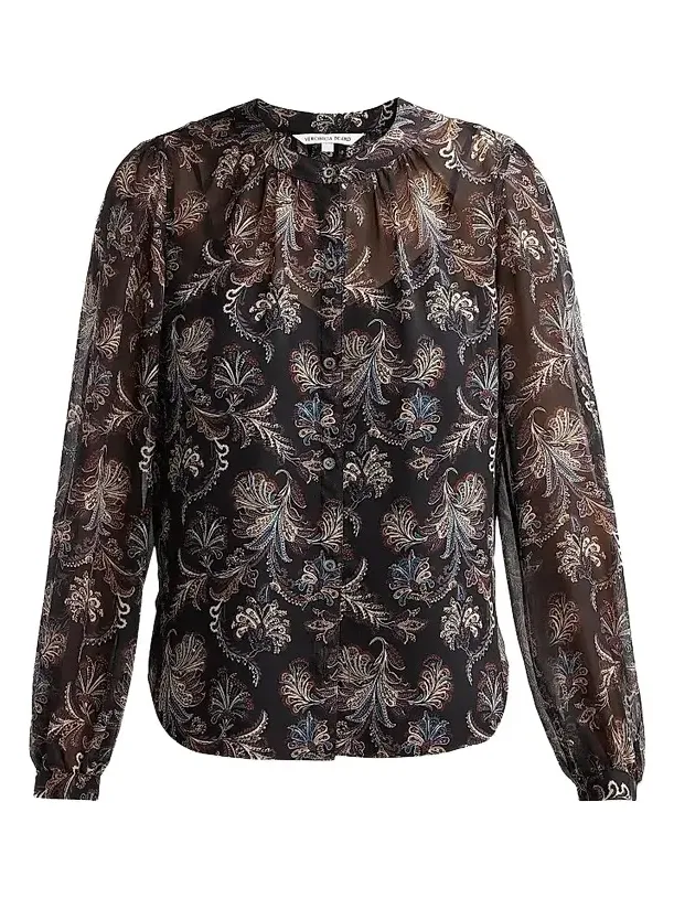 Women's Ashlynn Paisley Silk Blouse Women's Ashlynn Paisley Silk Blouse