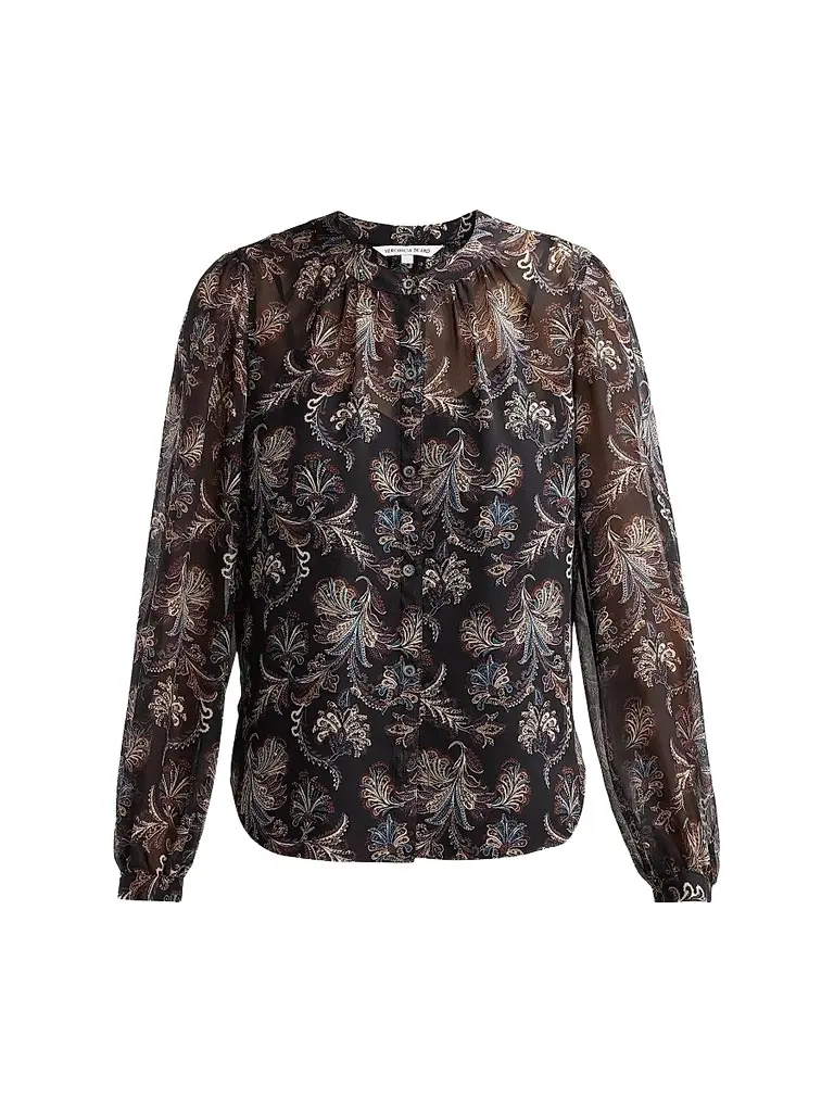Women's Ashlynn Paisley Silk Blouse Women's Ashlynn Paisley Silk Blouse