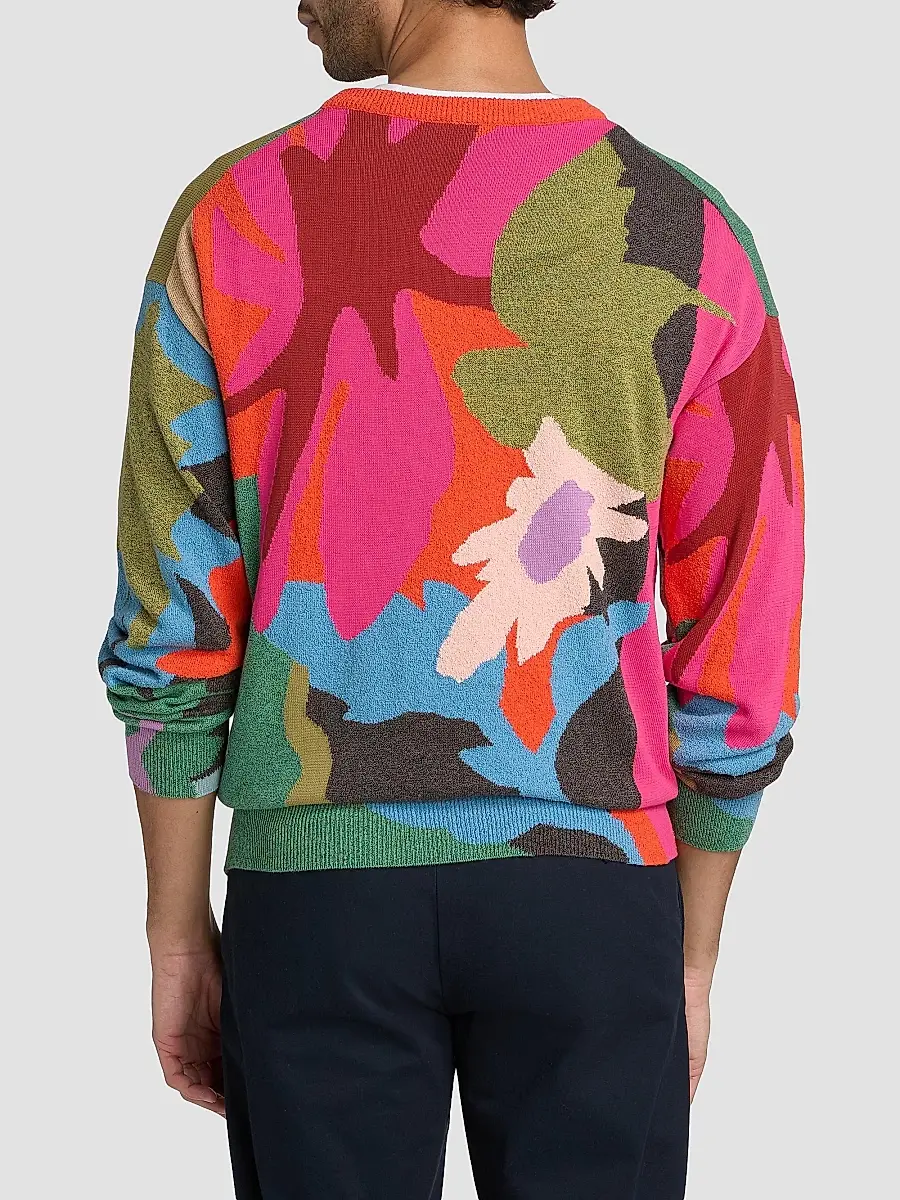 Paul Smith Men's Fish Cotton-Nylon Crewneck Sweater | Thumbnail 5 Paul Smith Men's Fish Cotton-Nylon Crewneck Sweater | Thumbnail 5