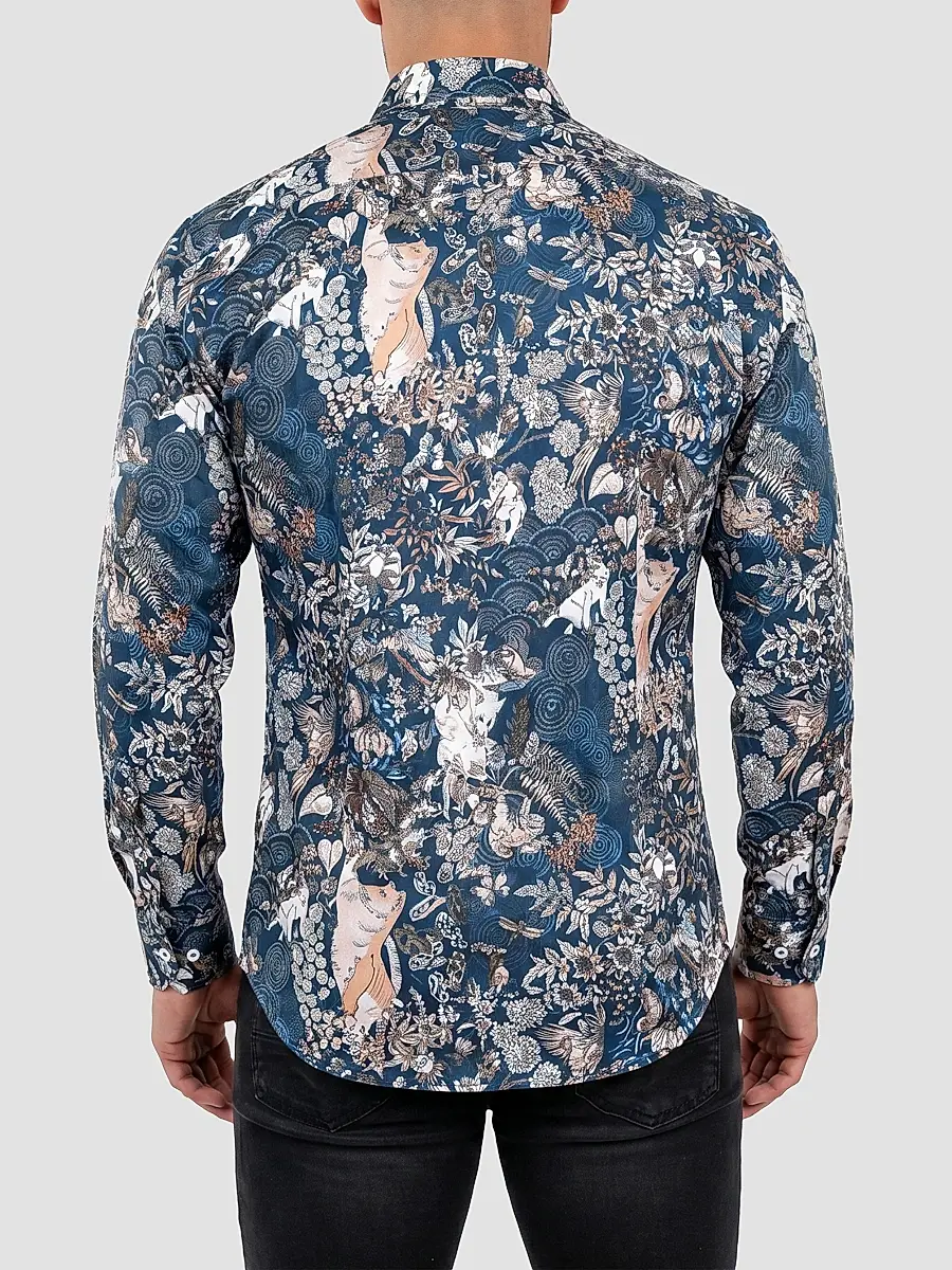 Maceoo Men's Fibonacci Woven Shirt | Thumbnail 4 Maceoo Men's Fibonacci Woven Shirt | Thumbnail 4