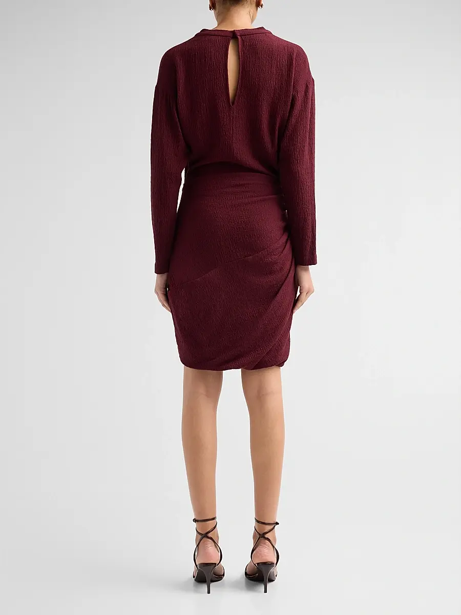 A.L.C. A. L.C. Women's Ivana Ruched Mini Dress | Thumbnail 3 A.L.C. A. L.C. Women's Ivana Ruched Mini Dress | Thumbnail 3