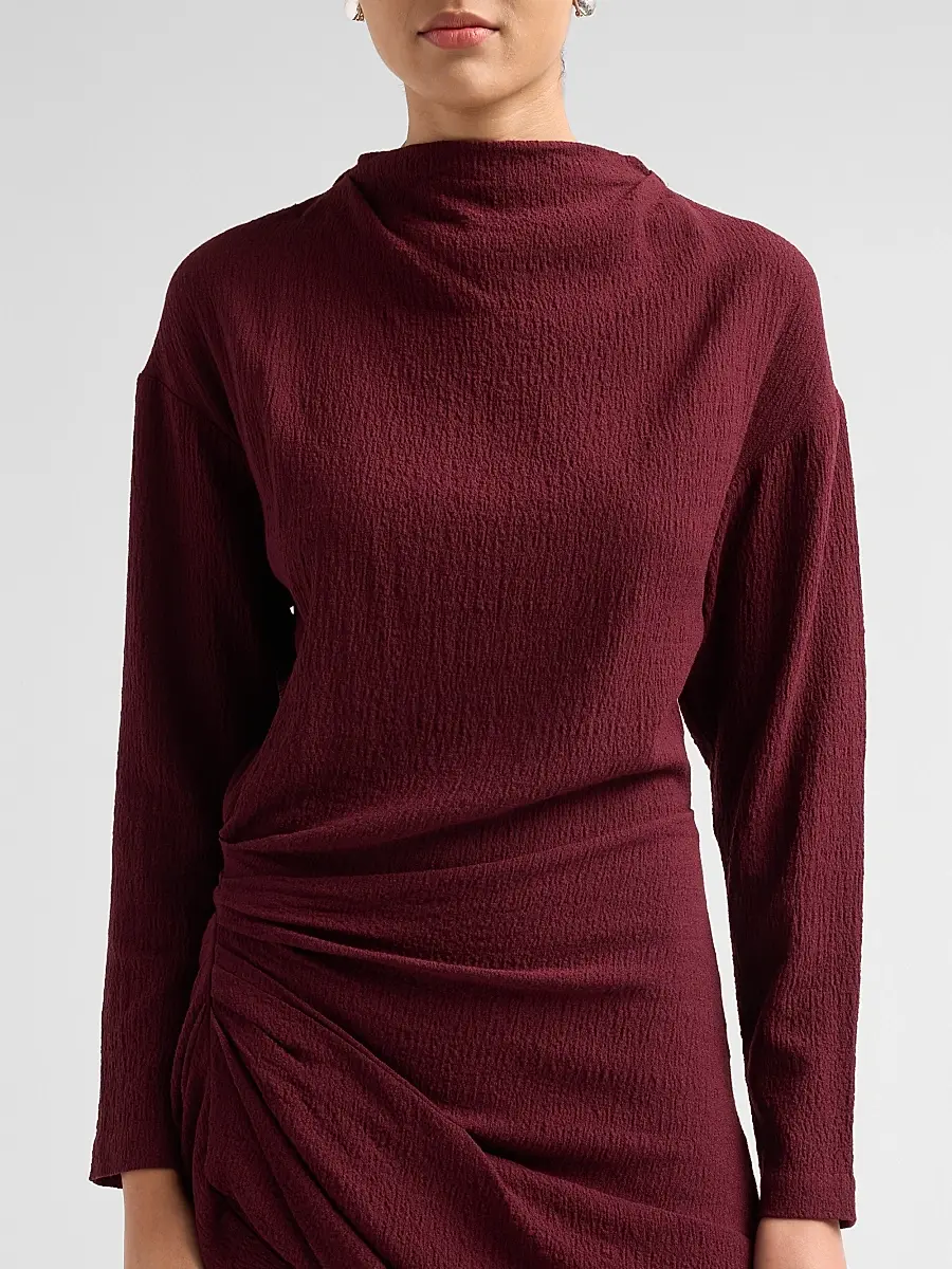A.L.C. A. L.C. Women's Ivana Ruched Mini Dress | Thumbnail 5 A.L.C. A. L.C. Women's Ivana Ruched Mini Dress | Thumbnail 5