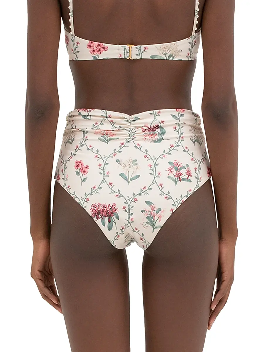 Agua by Agua Bendita Women's Vaiven Orquidea Ruched Bikini Bottom | Thumbnail 6 Agua by Agua Bendita Women's Vaiven Orquidea Ruched Bikini Bottom | Thumbnail 6