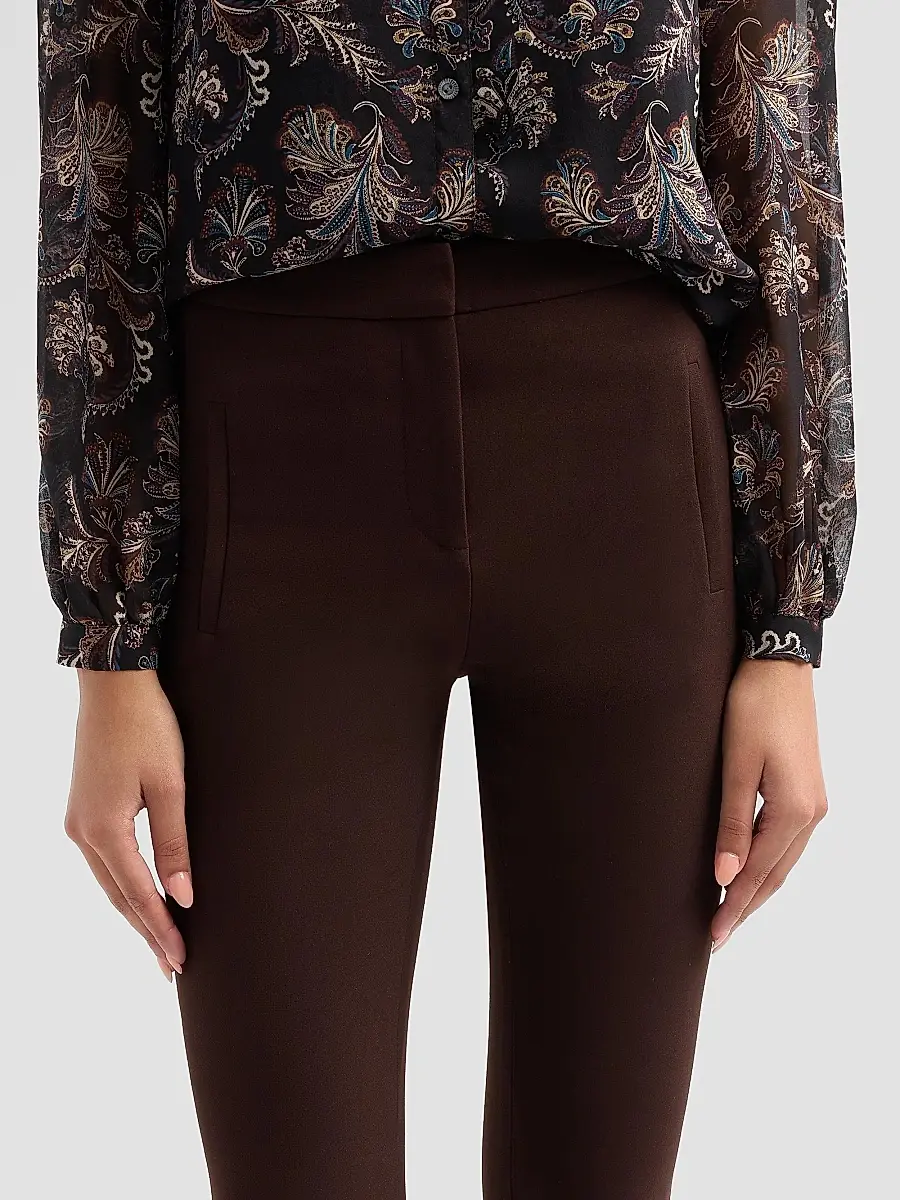 Veronica Beard Women's Arte Virgin Wool-Blend High-Rise Slim-Leg Pants | Thumbnail 5 Veronica Beard Women's Arte Virgin Wool-Blend High-Rise Slim-Leg Pants | Thumbnail 5