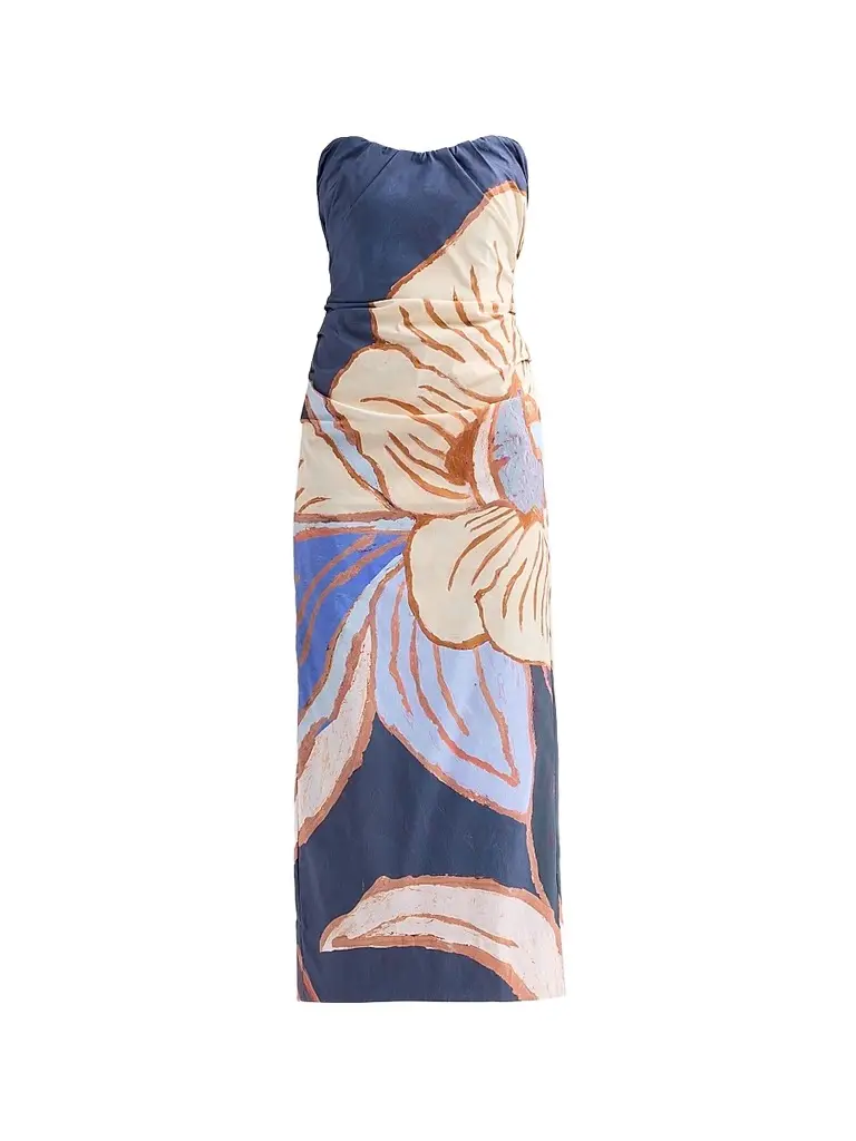 ACLER Women's Femme Fatale Glider Floral Column Maxi Dress