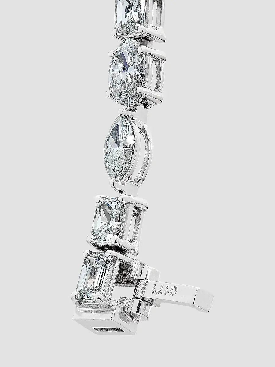 Diamonds at Saks Fifth Avenue Women's 18K White Gold & 9.17 TCW Diamond Bracelet | Thumbnail 4 Diamonds at Saks Fifth Avenue Women's 18K White Gold & 9.17 TCW Diamond Bracelet | Thumbnail 4