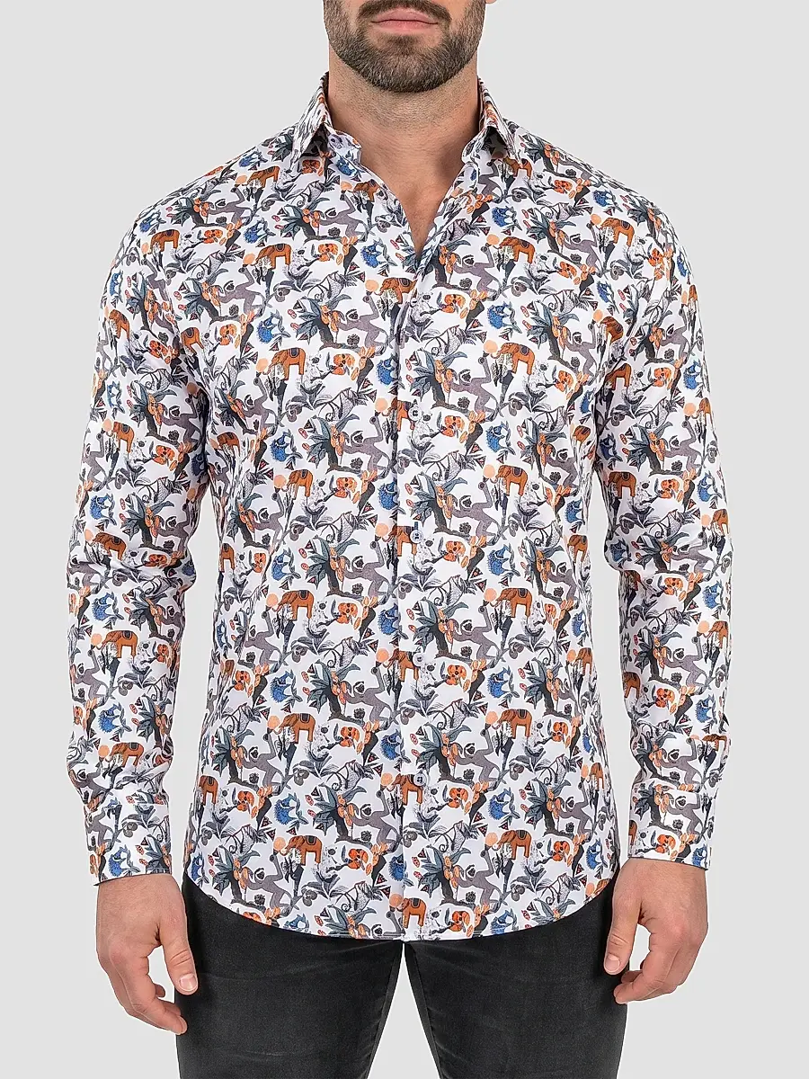 Maceoo Men's Fibonacci Woven Shirt | Thumbnail 2