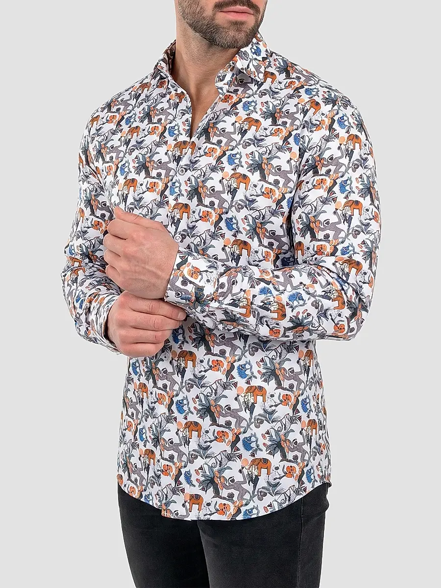 Maceoo Men's Fibonacci Woven Shirt | Thumbnail 3
