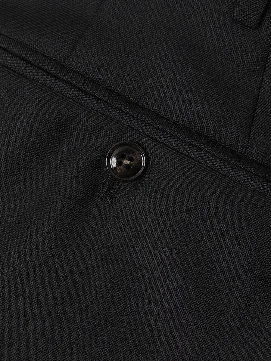 Giorgio Armani Men's Crease-Front Virgin Wool Trousers | Thumbnail 6 Giorgio Armani Men's Crease-Front Virgin Wool Trousers | Thumbnail 6