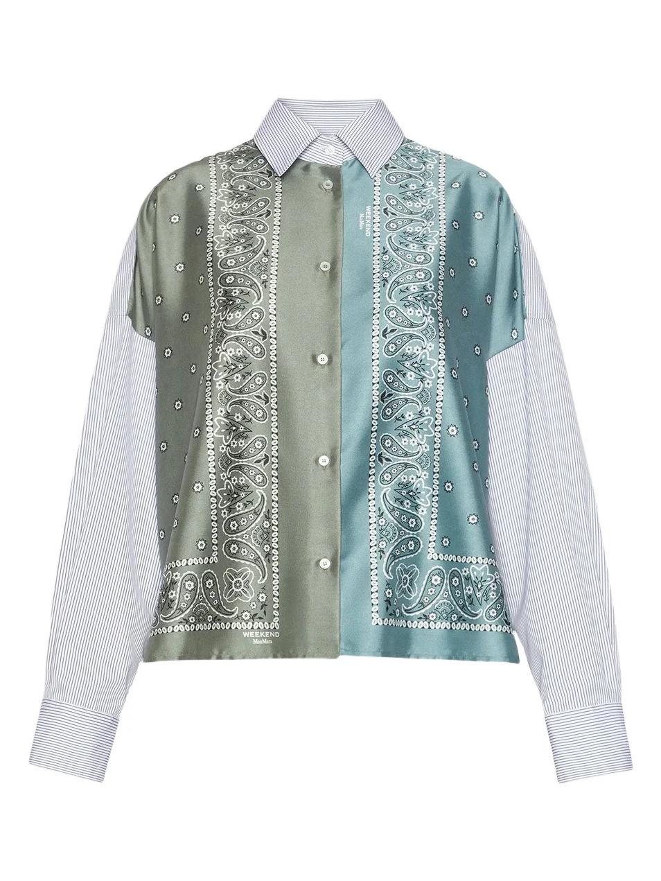 Weekend Max Mara Women's Technical Twill and Cotton Poplin Shirt