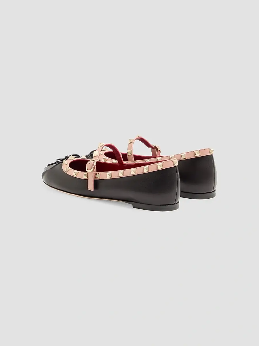 Valentino Women's Mary-Jane Rockstud Ballerinas | Thumbnail 4