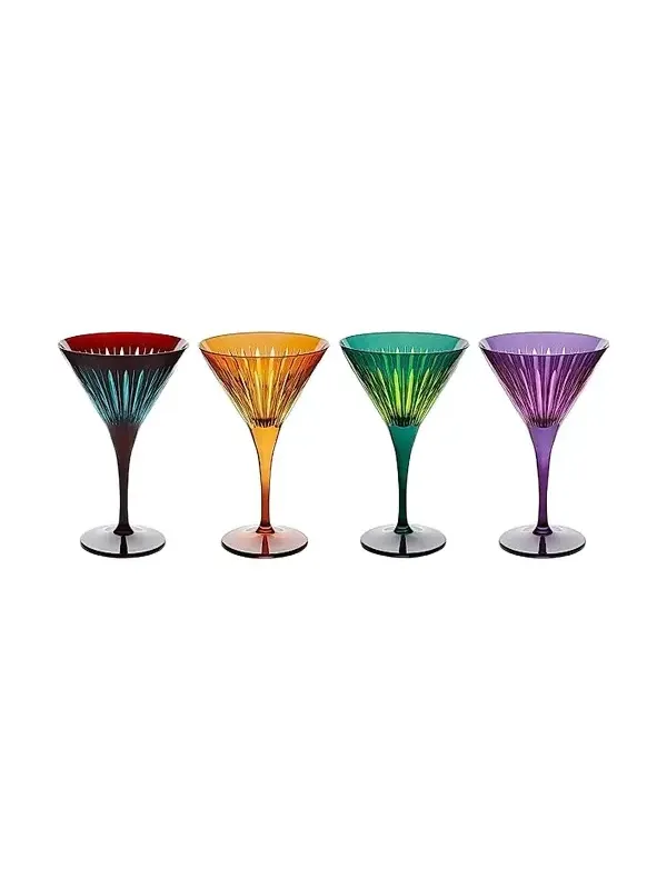 L'Objet Prism Martini Glasses 4-Piece Set
