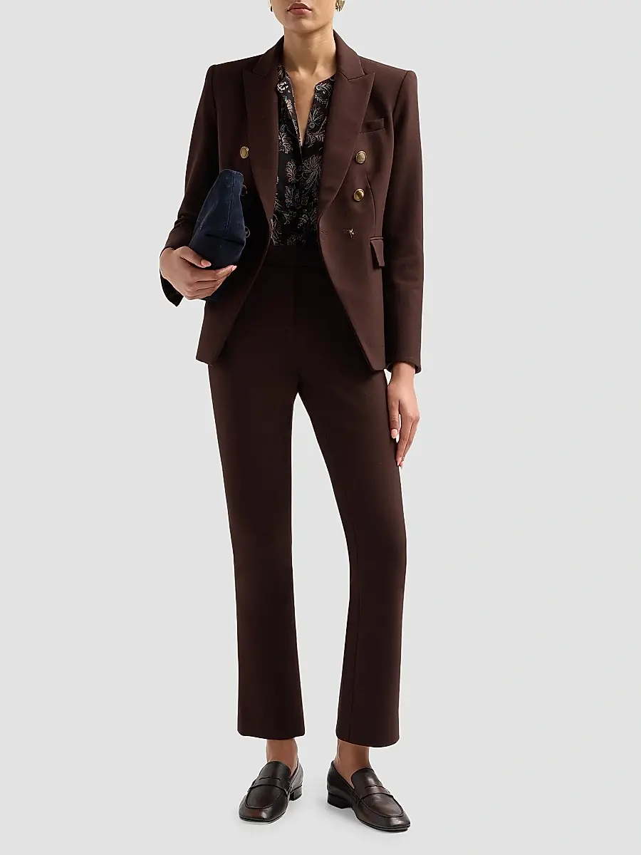 Veronica Beard Women's Miller Double-Breasted Dickey Jacket | Thumbnail 2