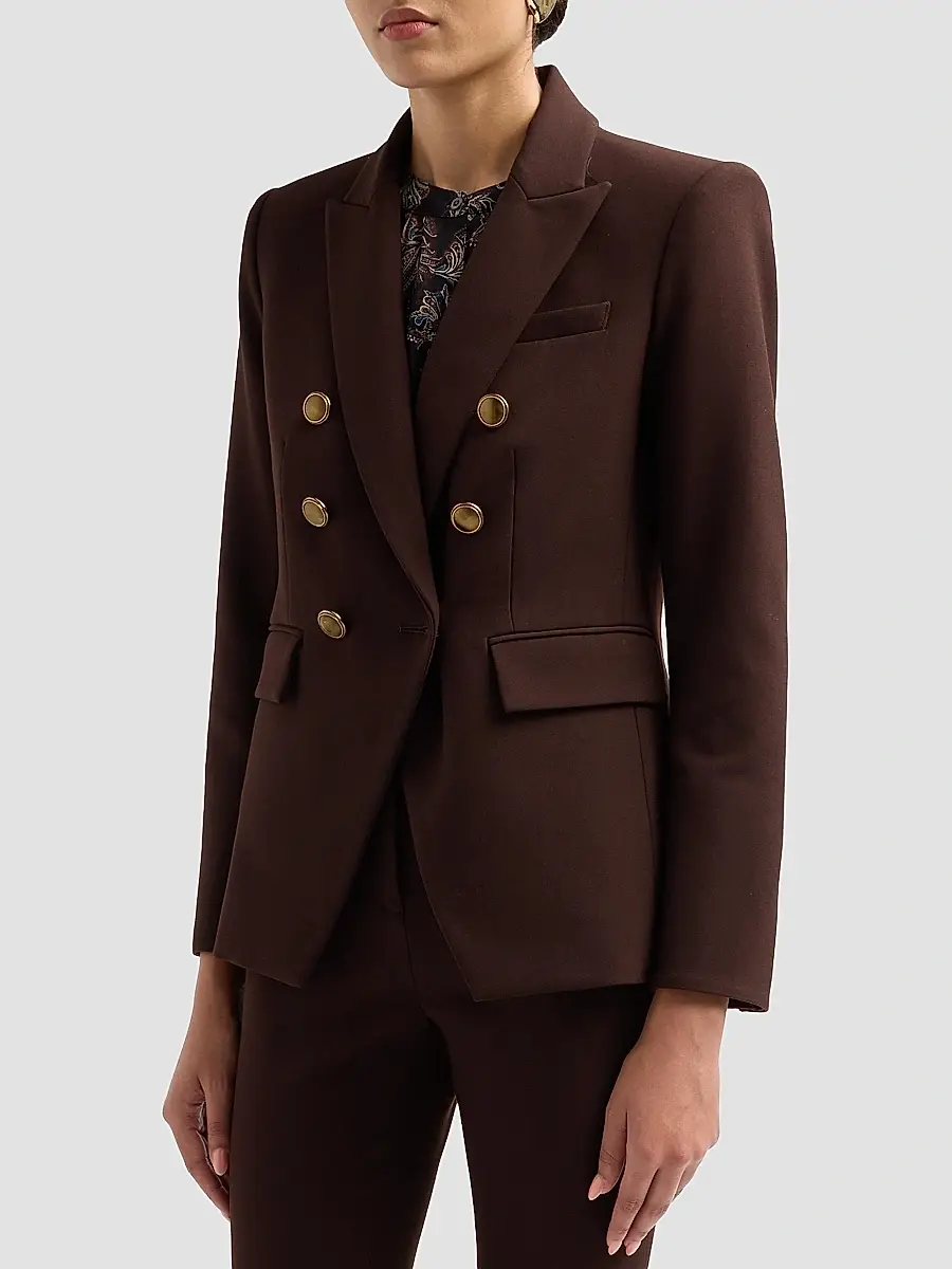 Veronica Beard Women's Miller Double-Breasted Dickey Jacket | Thumbnail 4