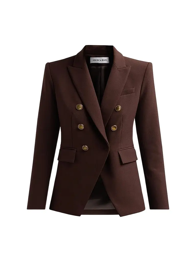 Veronica Beard Women's Miller Double-Breasted Dickey Jacket