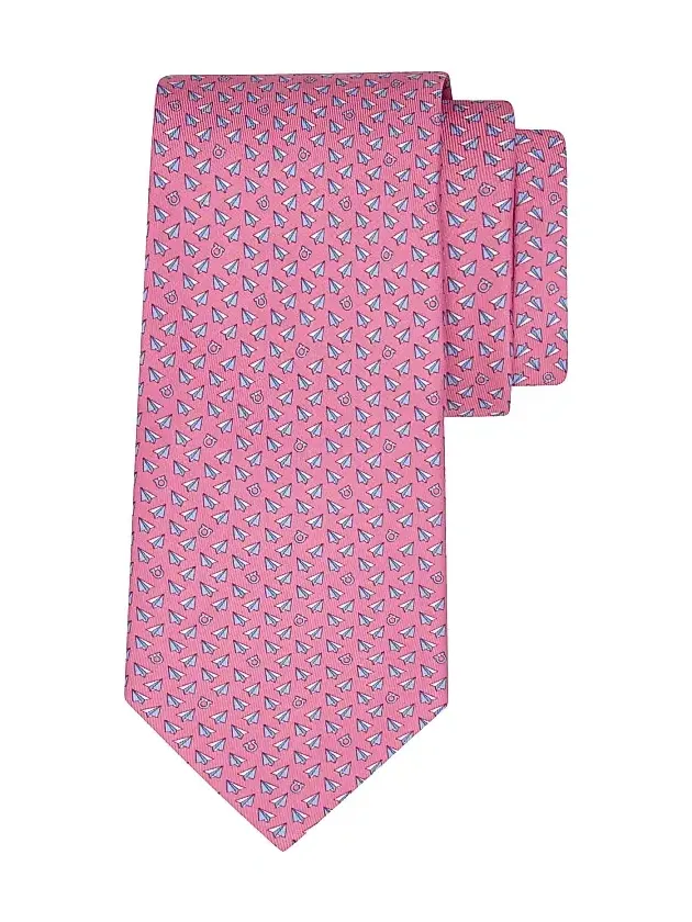 Ferragamo Men's Bussola Silk Tie
