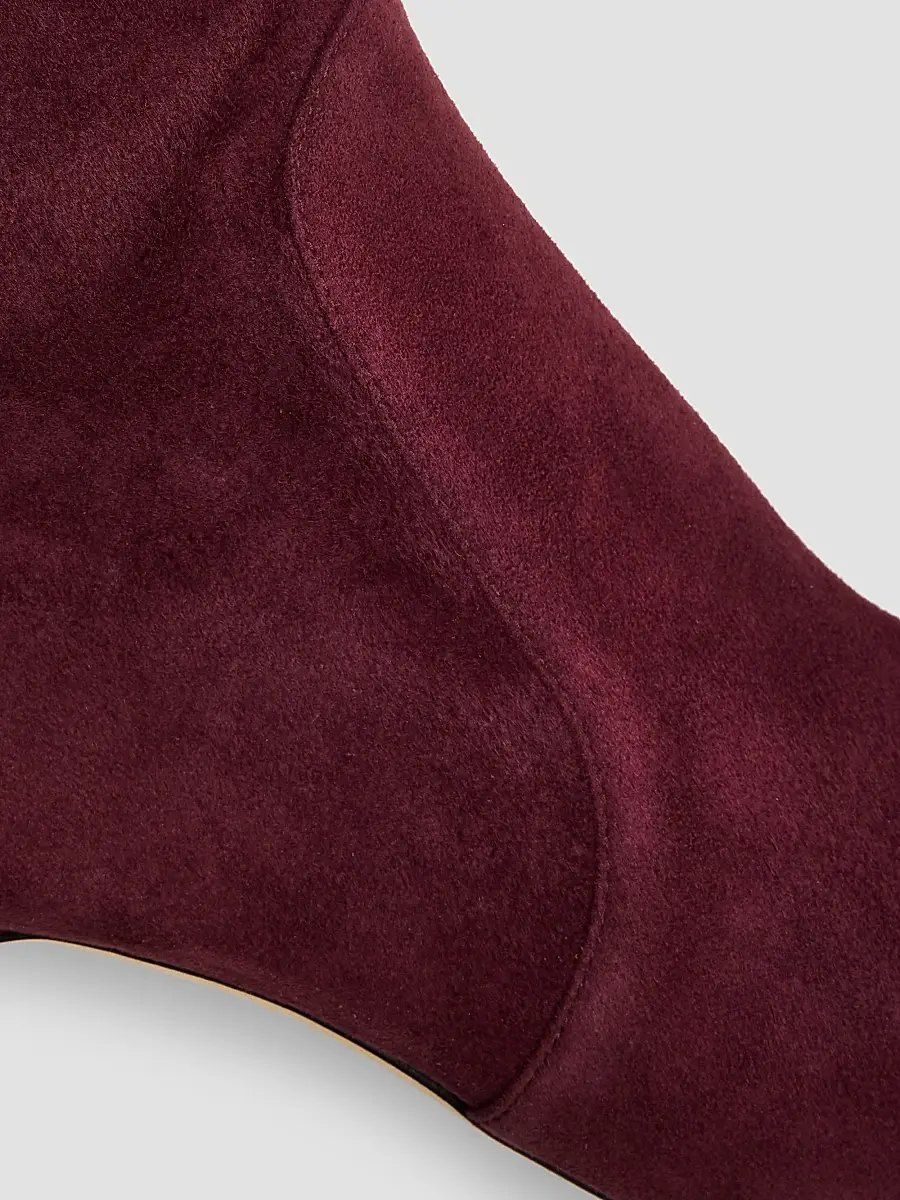 Stuart Weitzman Women's Stuart Power 75 75MM Suede Boots - Boy'senberry | Thumbnail 5 Stuart Weitzman Women's Stuart Power 75 75MM Suede Boots - Boy'senberry | Thumbnail 5