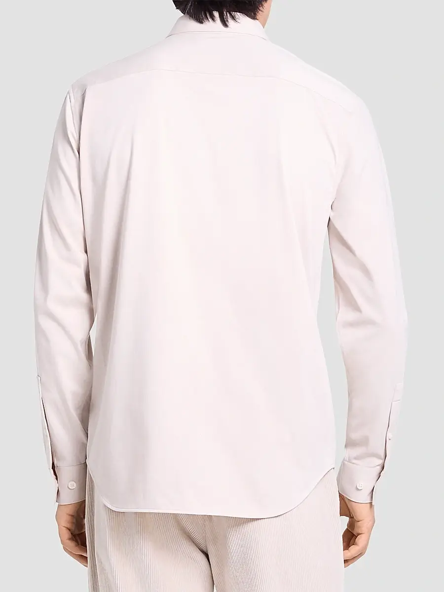 Theory Men's Sylvain Structure Knit Shirt | Thumbnail 3 Theory Men's Sylvain Structure Knit Shirt | Thumbnail 3