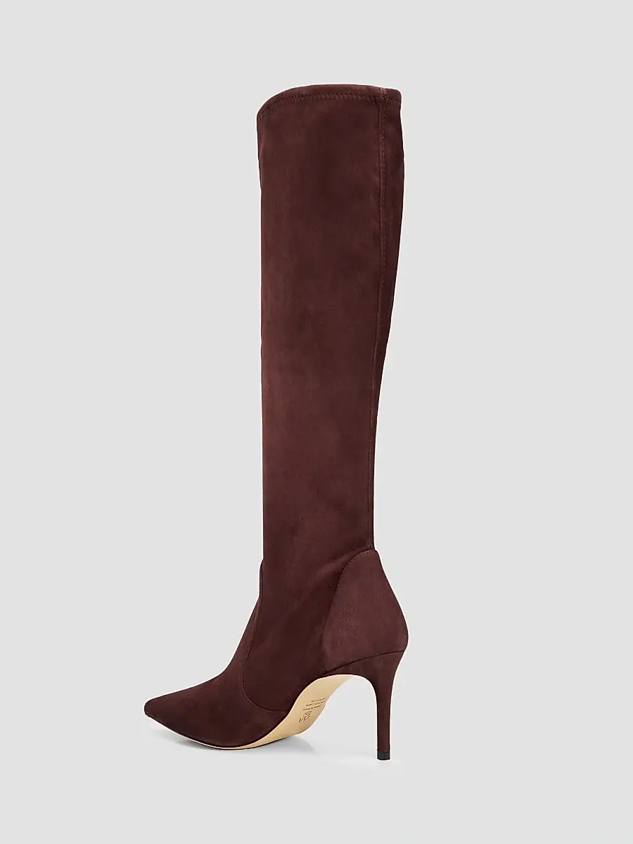 Stuart Weitzman Women's Stuart Power 75 75MM Suede Boots | Thumbnail 4 Stuart Weitzman Women's Stuart Power 75 75MM Suede Boots | Thumbnail 4