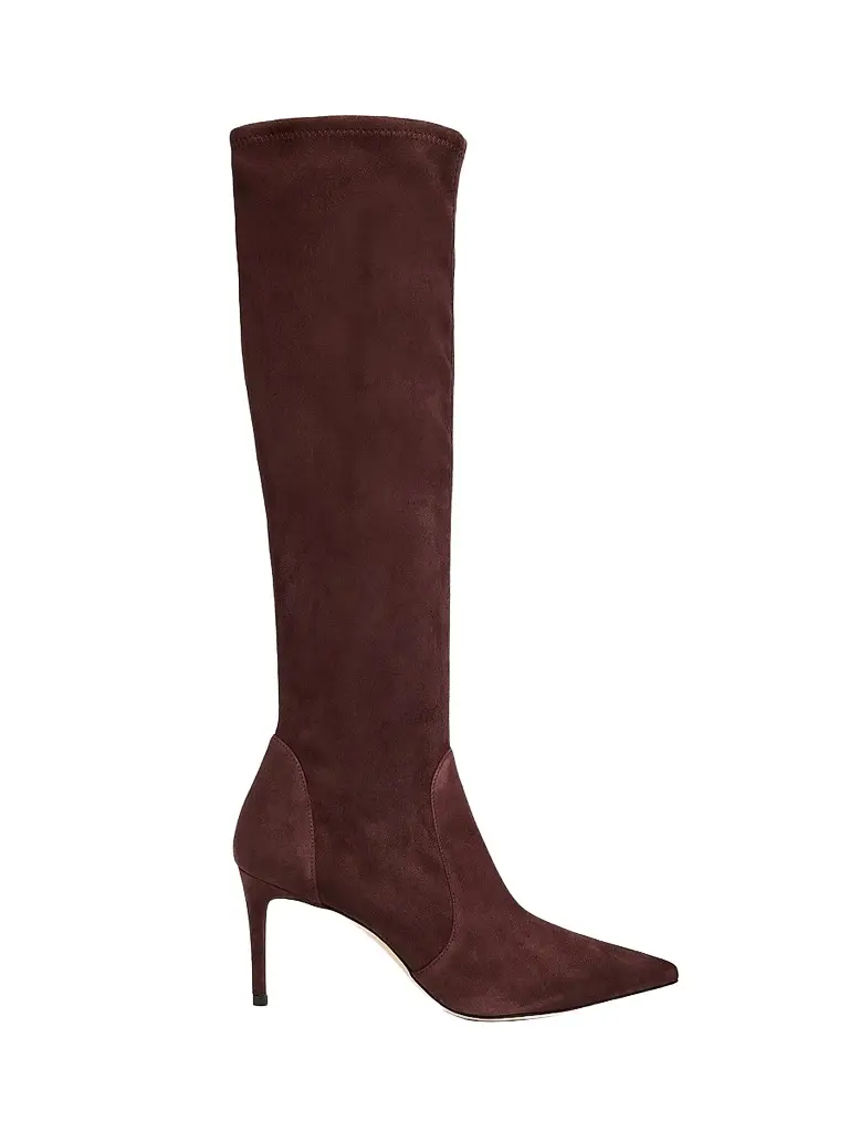 Stuart Weitzman Women's Stuart Power 75 75MM Suede Boots