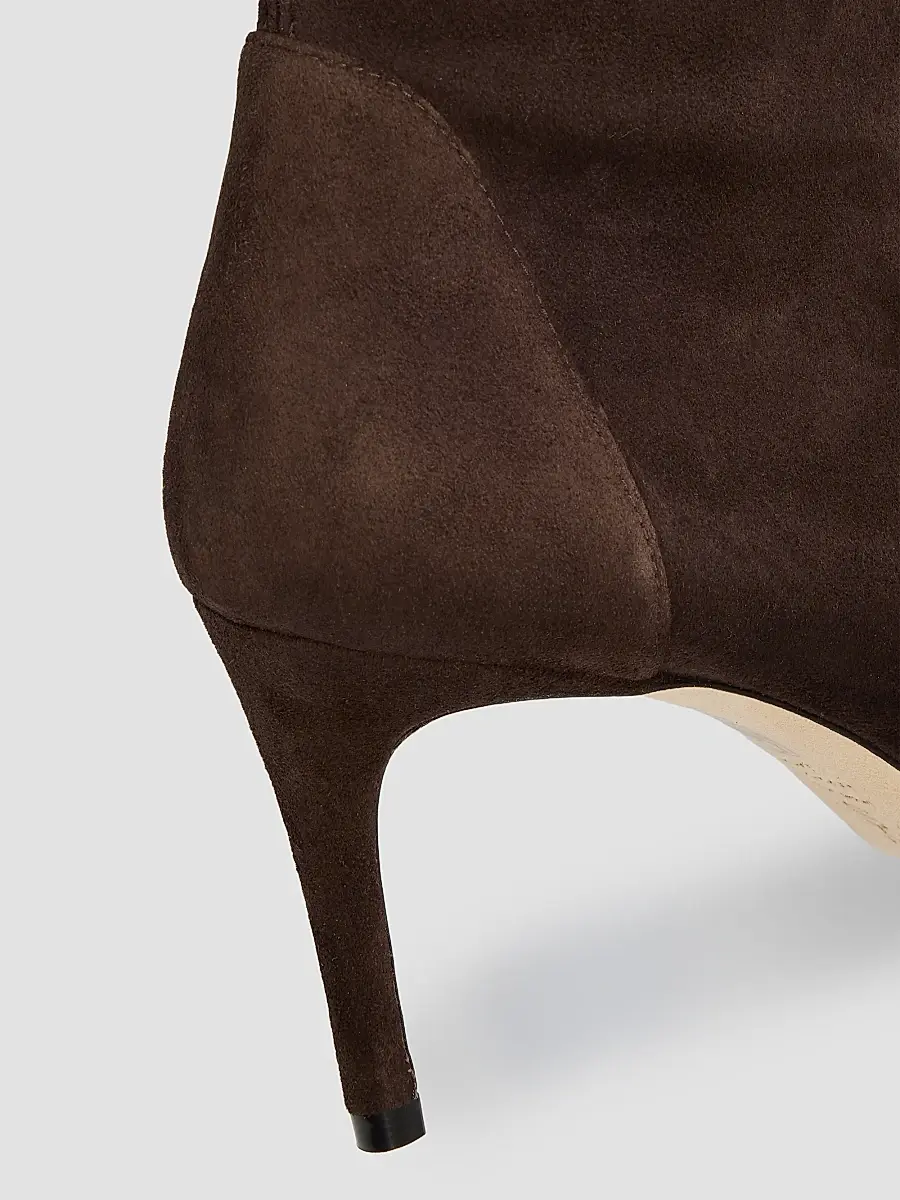 Stuart Weitzman Women's Stuart Power 75 75MM Suede Boots | Thumbnail 5 Stuart Weitzman Women's Stuart Power 75 75MM Suede Boots | Thumbnail 5