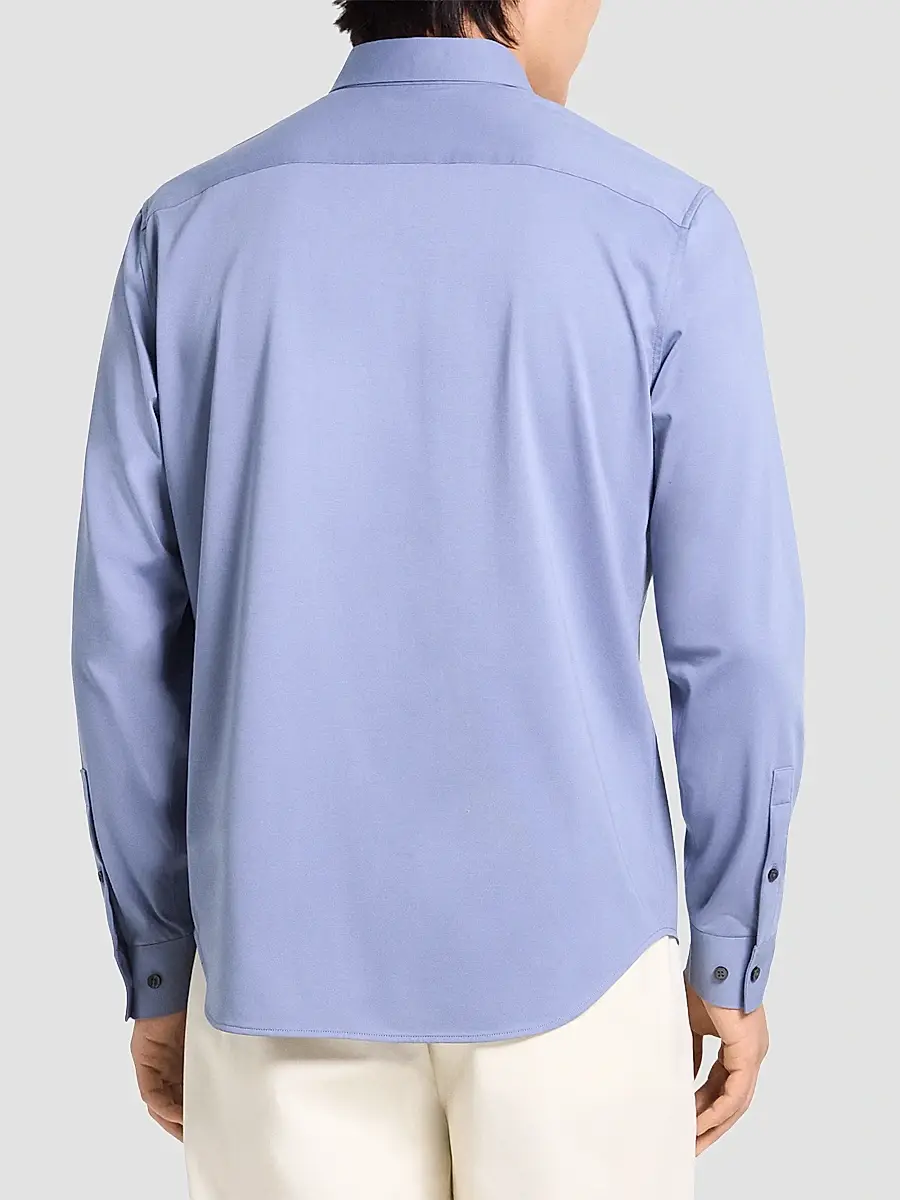Theory Men's Sylvain Structure Knit Shirt | Thumbnail 3