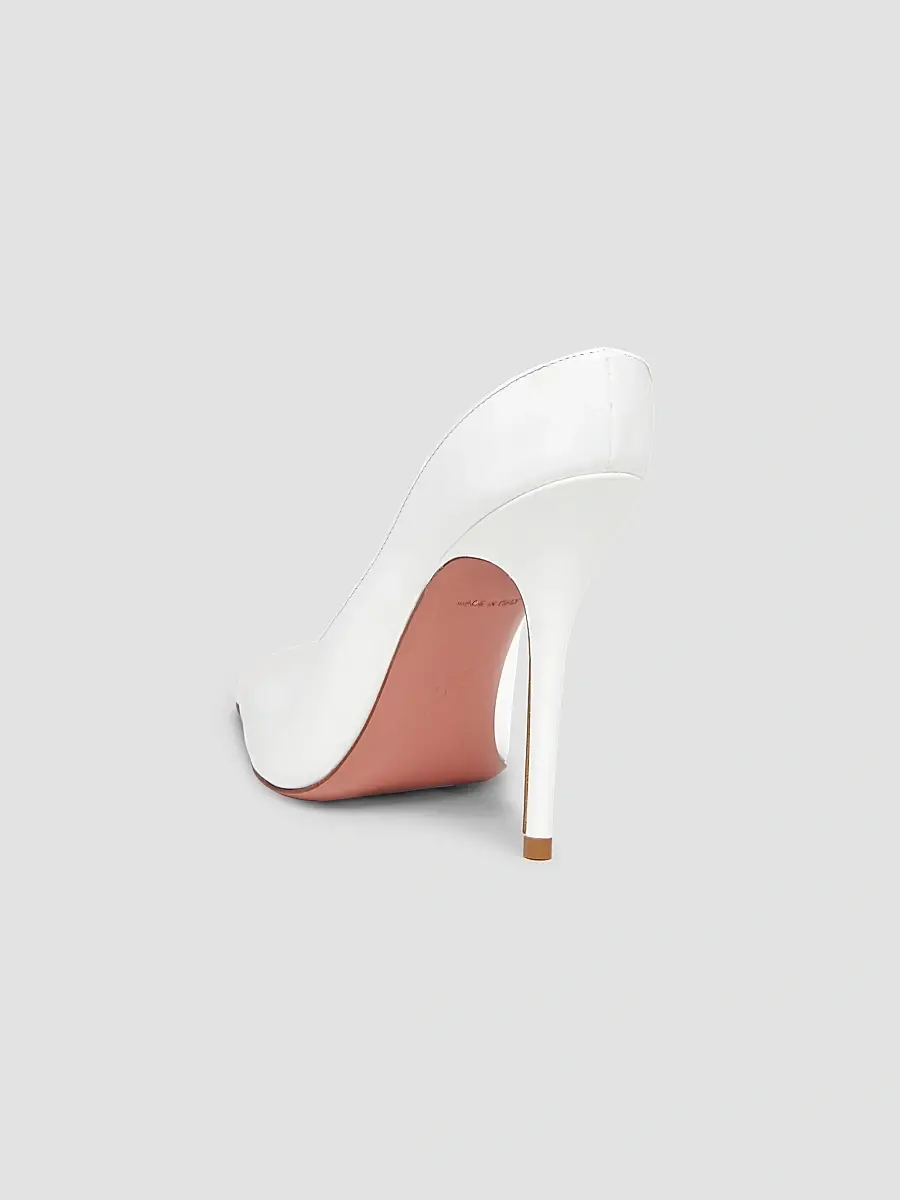 Amina Muaddi Women's Anok 90MM Patent Leather Mules | Thumbnail 3 Amina Muaddi Women's Anok 90MM Patent Leather Mules | Thumbnail 3