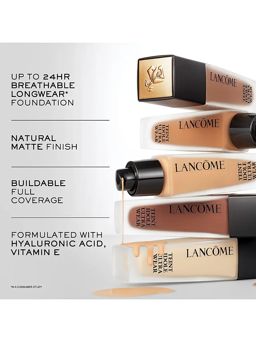 Lancôme Teint Idole Ultra Wear 24H Full Coverage Waterproof Foundation | Thumbnail 6 Lancôme Teint Idole Ultra Wear 24H Full Coverage Waterproof Foundation | Thumbnail 6