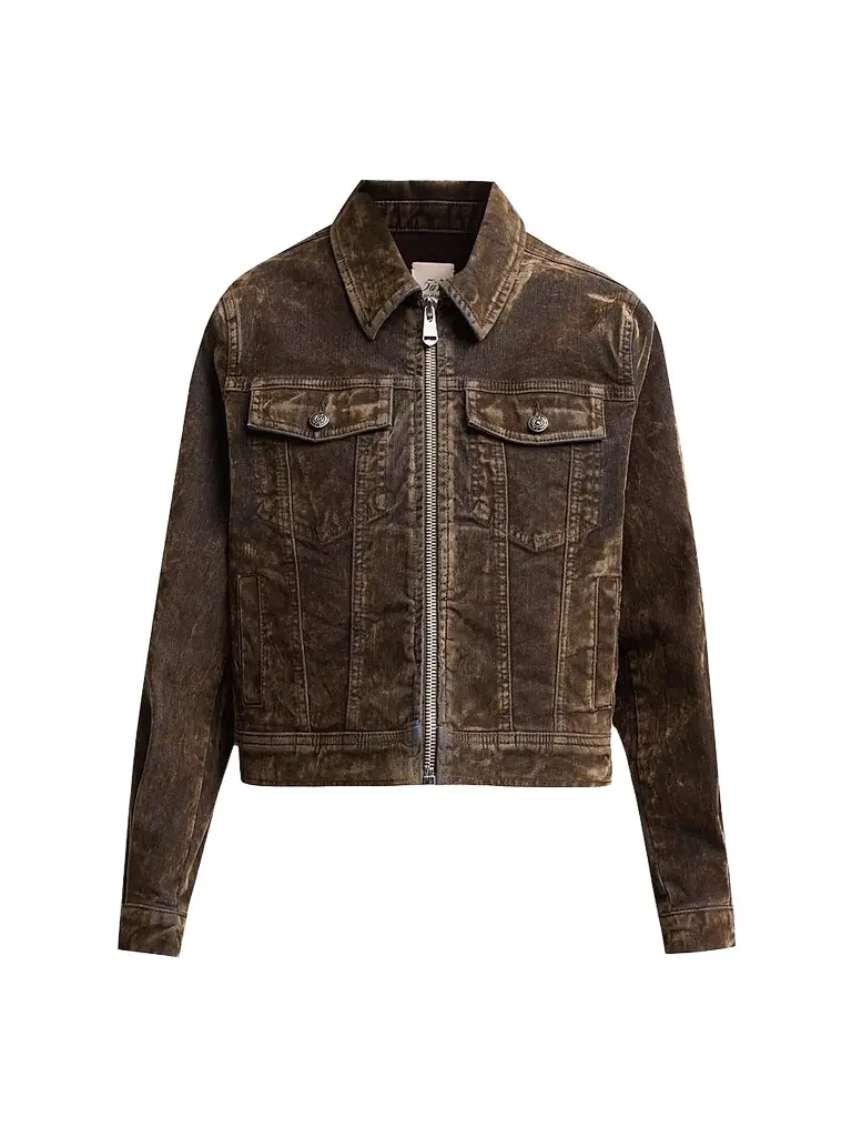 Cinq à Sept Women's Nicole Flocked Denim Jacket