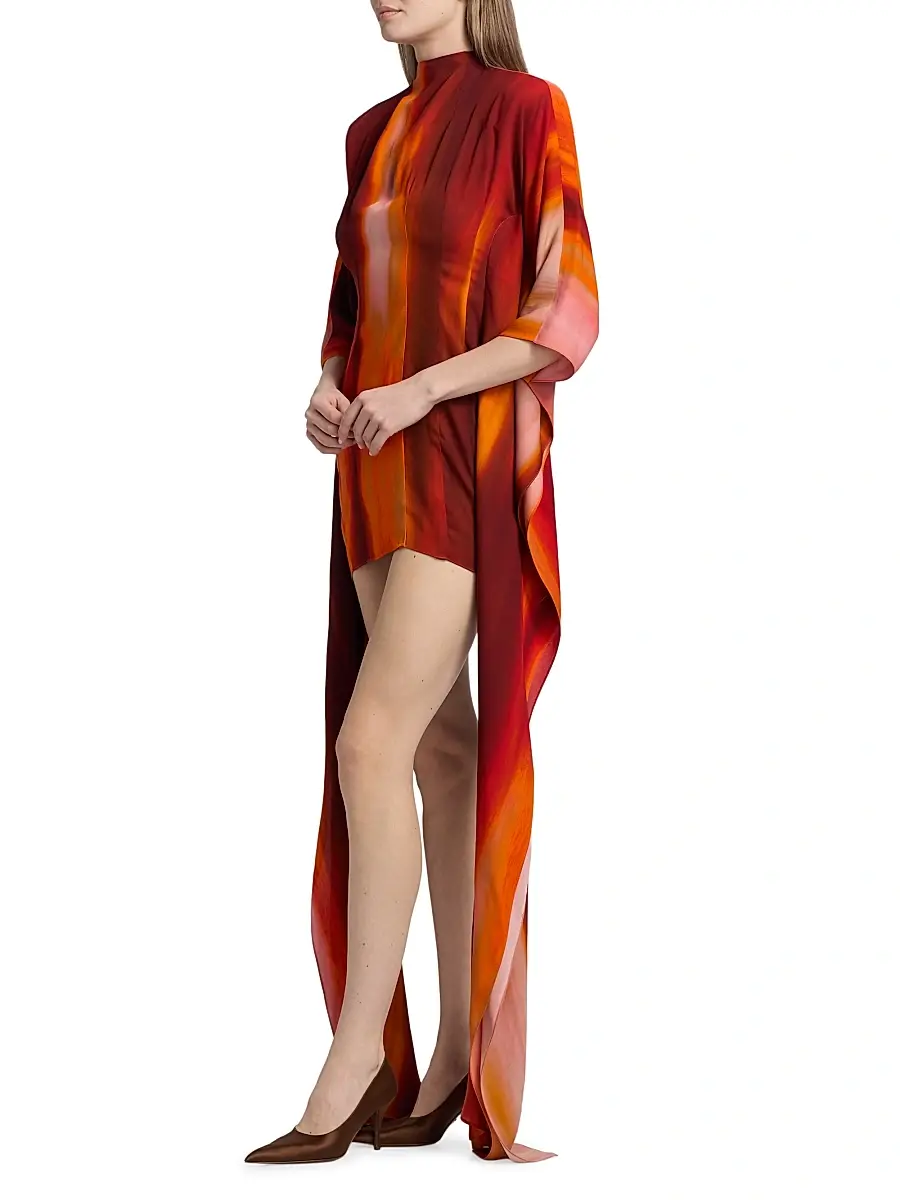 LaQuan Smith Women's Gradient Shift Minidress | Thumbnail 4