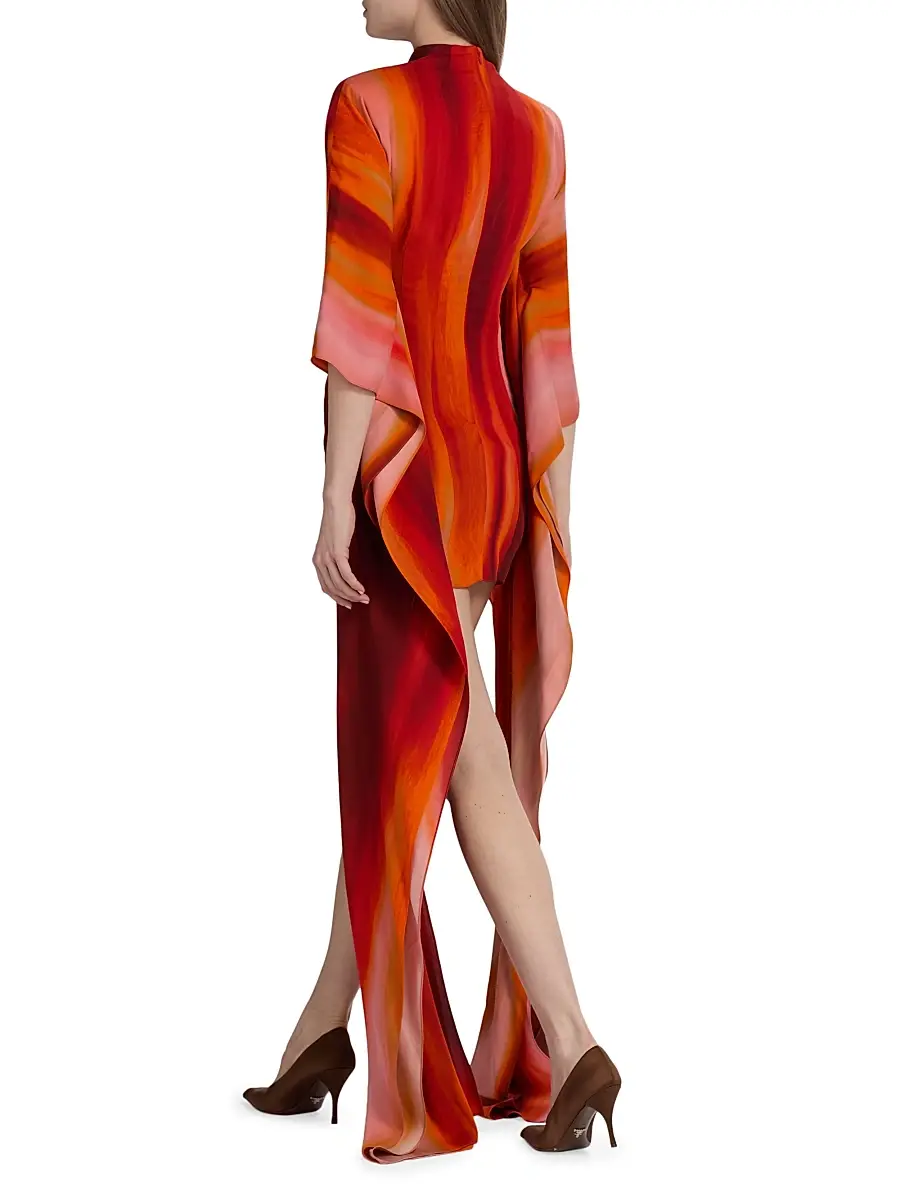 LaQuan Smith Women's Gradient Shift Minidress | Thumbnail 5
