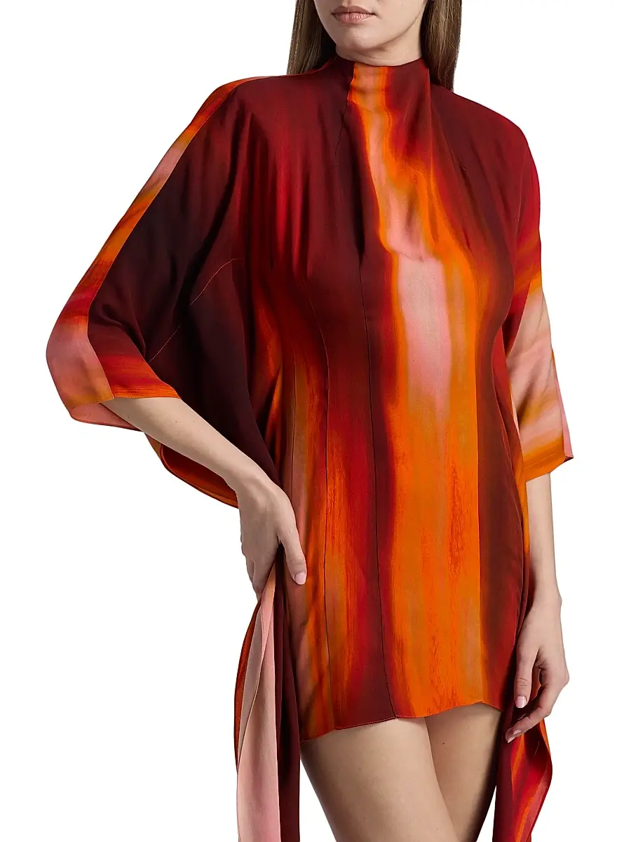 LaQuan Smith Women's Gradient Shift Minidress | Thumbnail 6