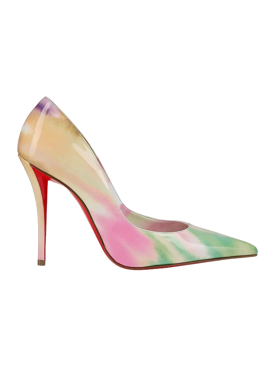 Christian Louboutin Women's Miss Z 100MM Patent Leather Pumps