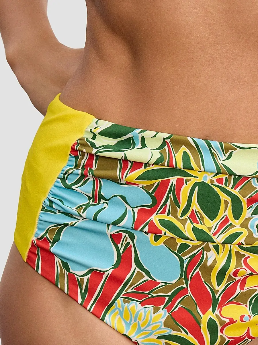 ALÉMAIS Women's Solstice Floral High-Rise Bikini Bottom | Thumbnail 6 ALÉMAIS Women's Solstice Floral High-Rise Bikini Bottom | Thumbnail 6