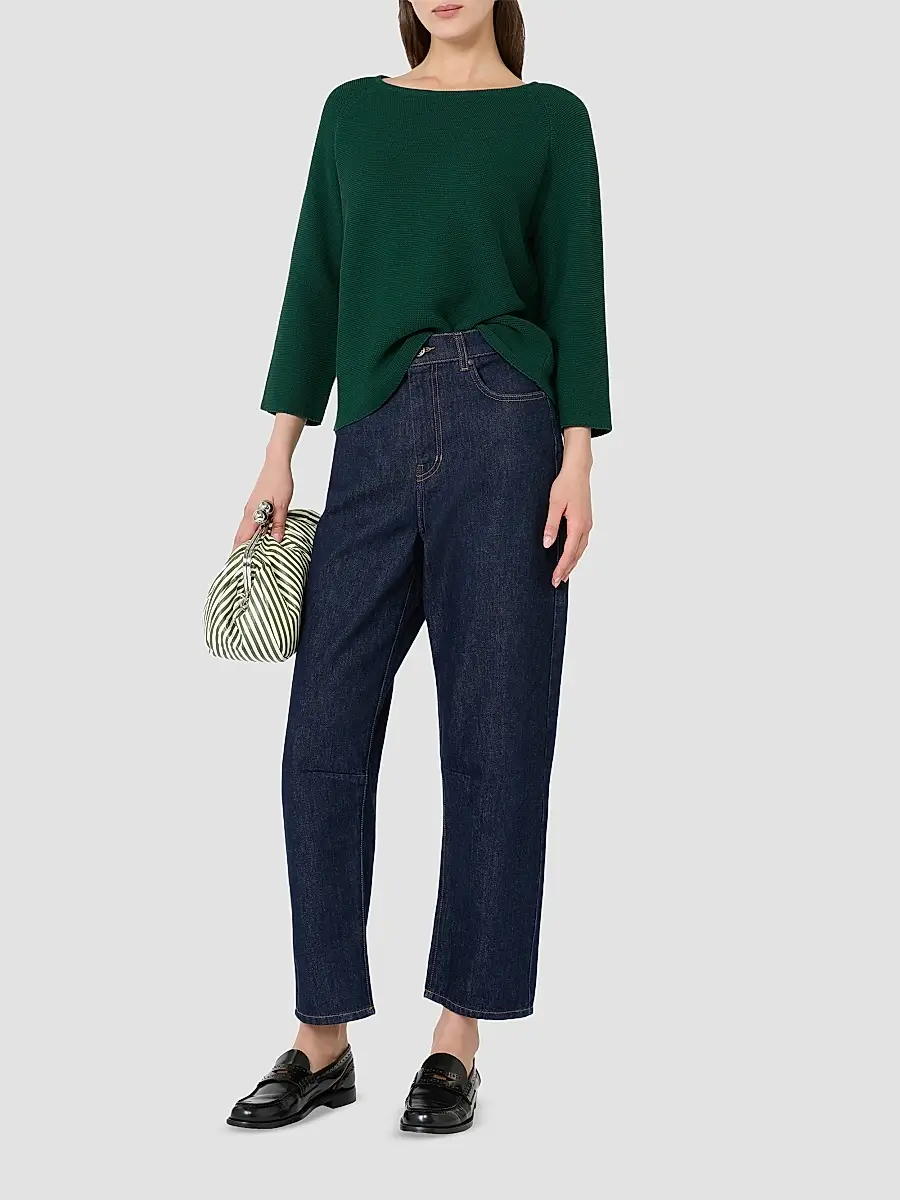 Weekend Max Mara Women's Cotton Yarn Sweater | Thumbnail 2 Weekend Max Mara Women's Cotton Yarn Sweater | Thumbnail 2