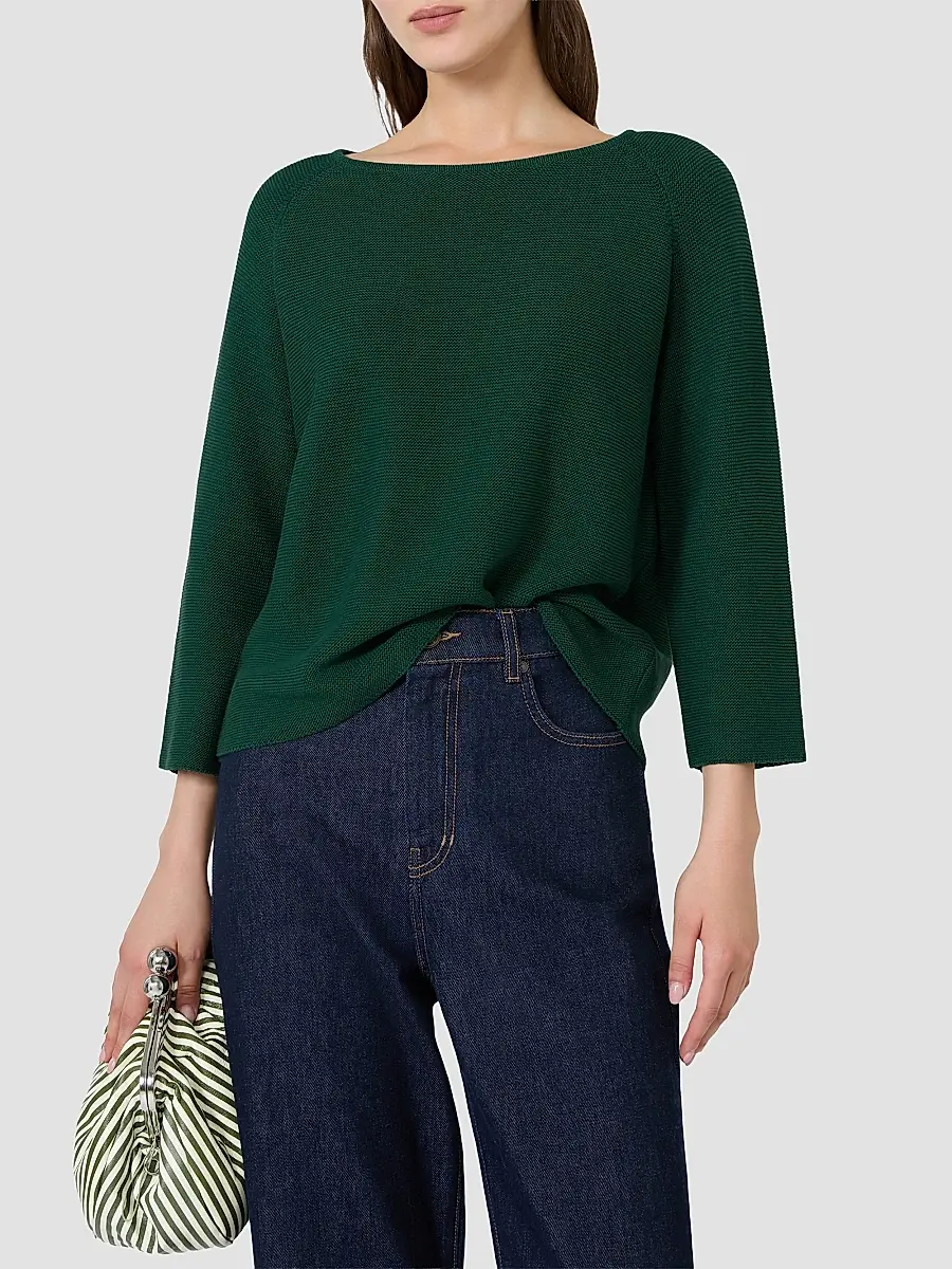 Weekend Max Mara Women's Cotton Yarn Sweater | Thumbnail 5 Weekend Max Mara Women's Cotton Yarn Sweater | Thumbnail 5