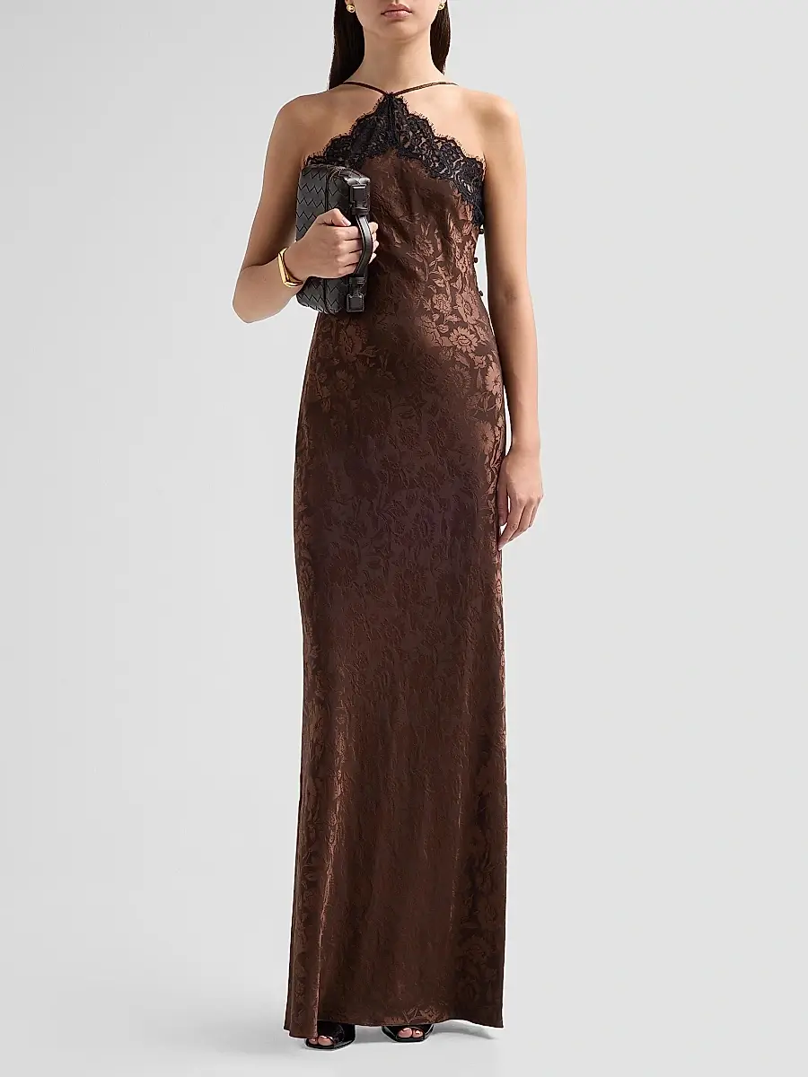 Veronica Beard Women's Rue Jacquard-Lace Maxi Dress | Thumbnail 2 Veronica Beard Women's Rue Jacquard-Lace Maxi Dress | Thumbnail 2