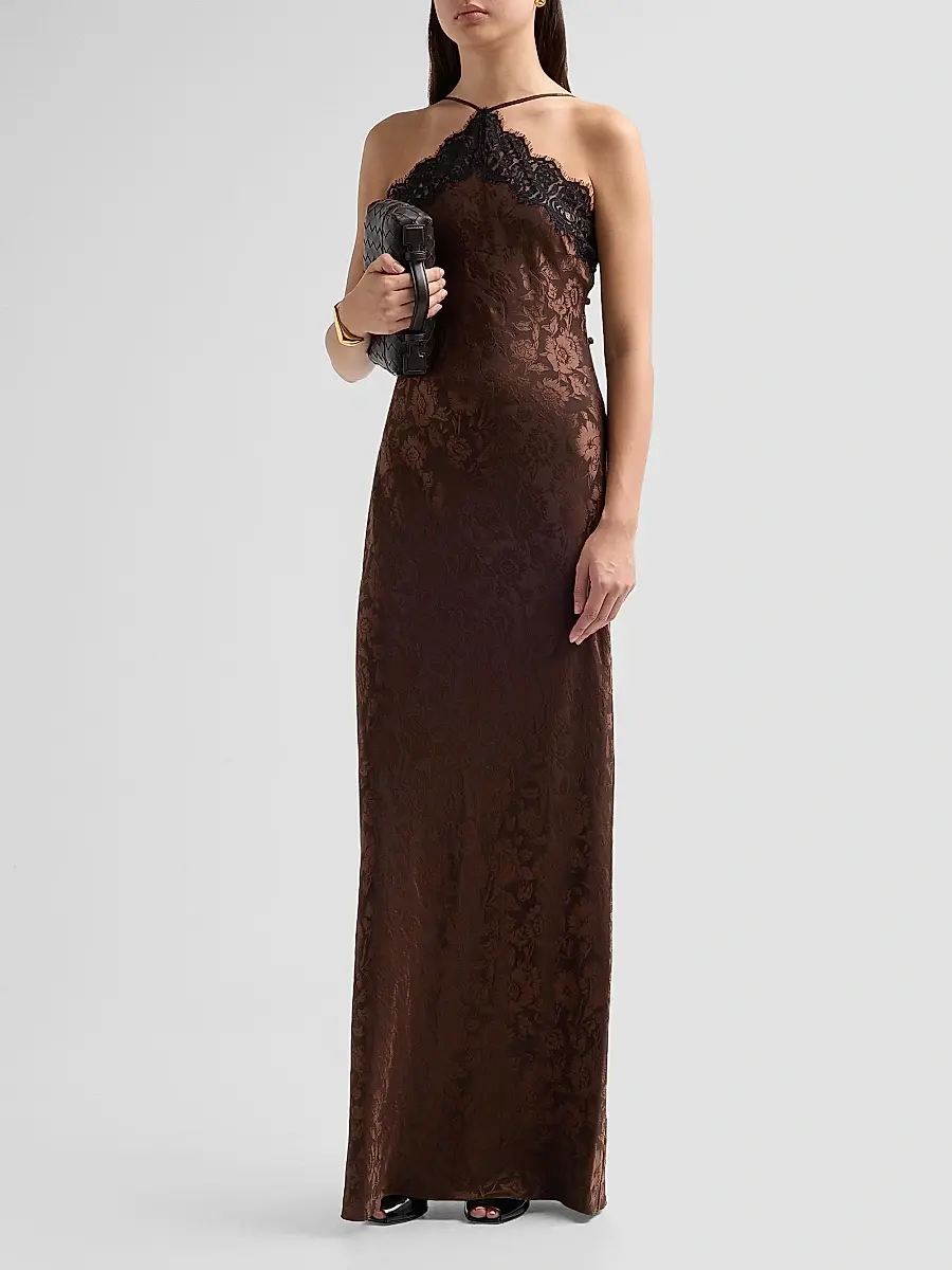 Veronica Beard Women's Rue Jacquard-Lace Maxi Dress | Thumbnail 4 Veronica Beard Women's Rue Jacquard-Lace Maxi Dress | Thumbnail 4