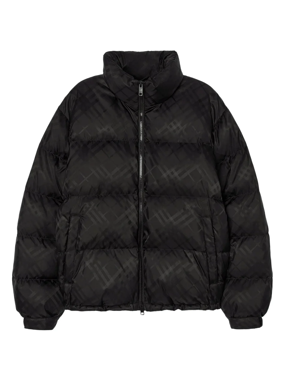 Burberry Men's Highlands Check Puffer Coat